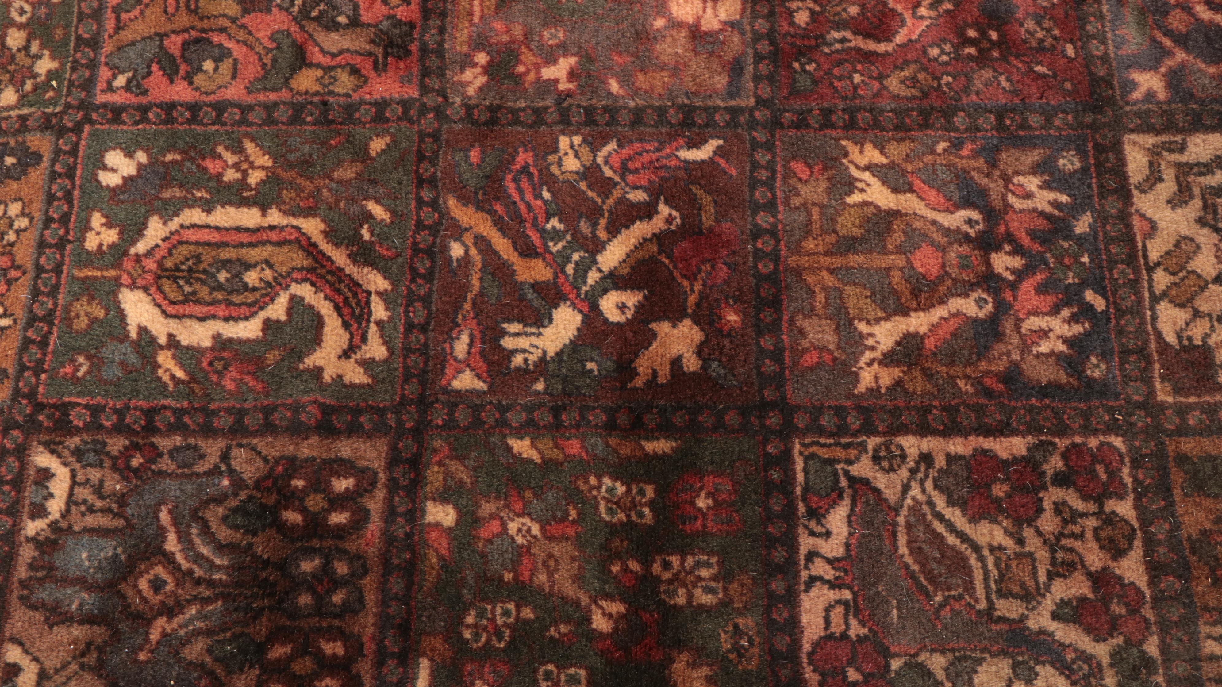 6'5 x 9'9 Hand-Knotted Persian Bakhtiari Area Rug