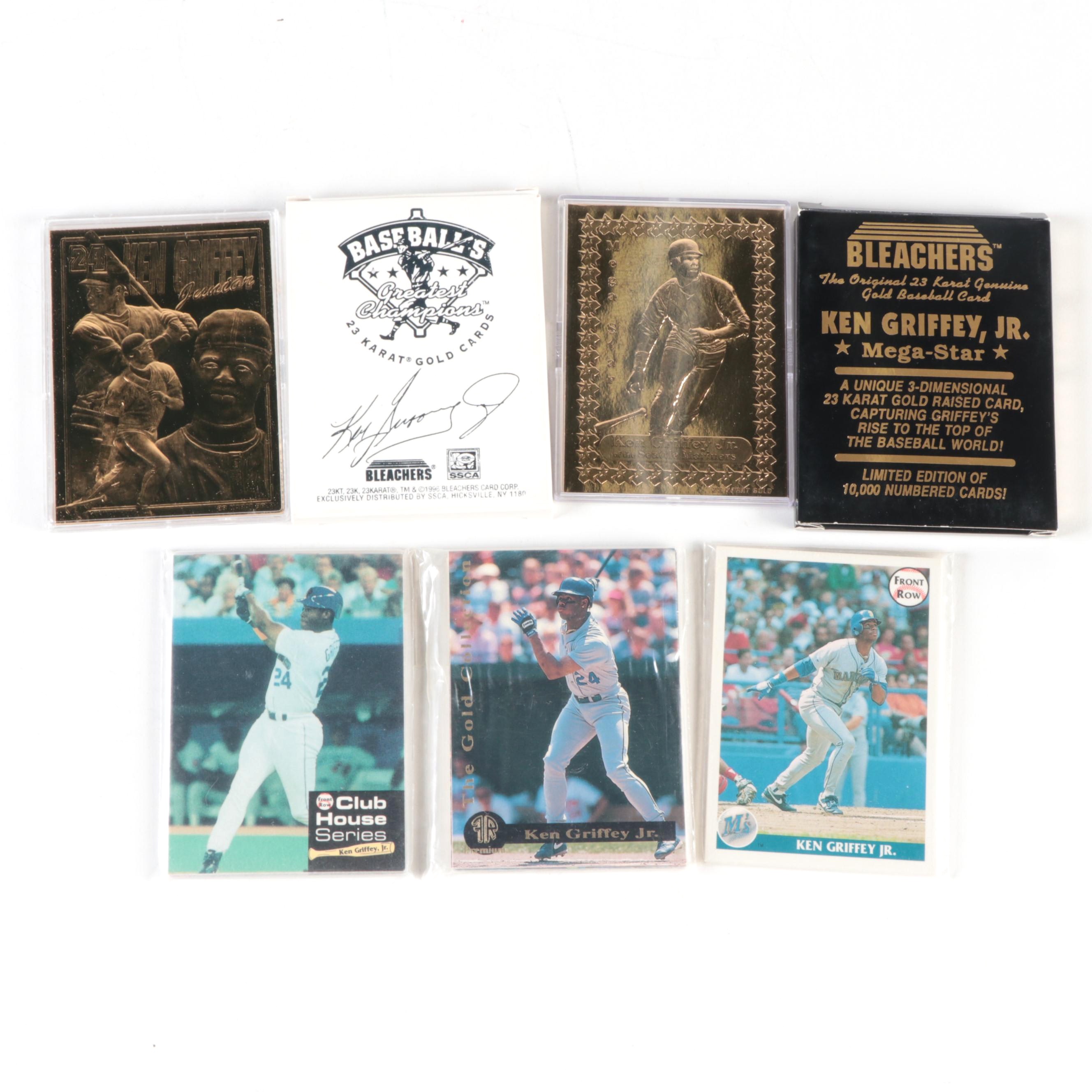 Front Row, More Ken Griffey Jr. Baseball Cards with Promo, 24K Gold, More, 1990s