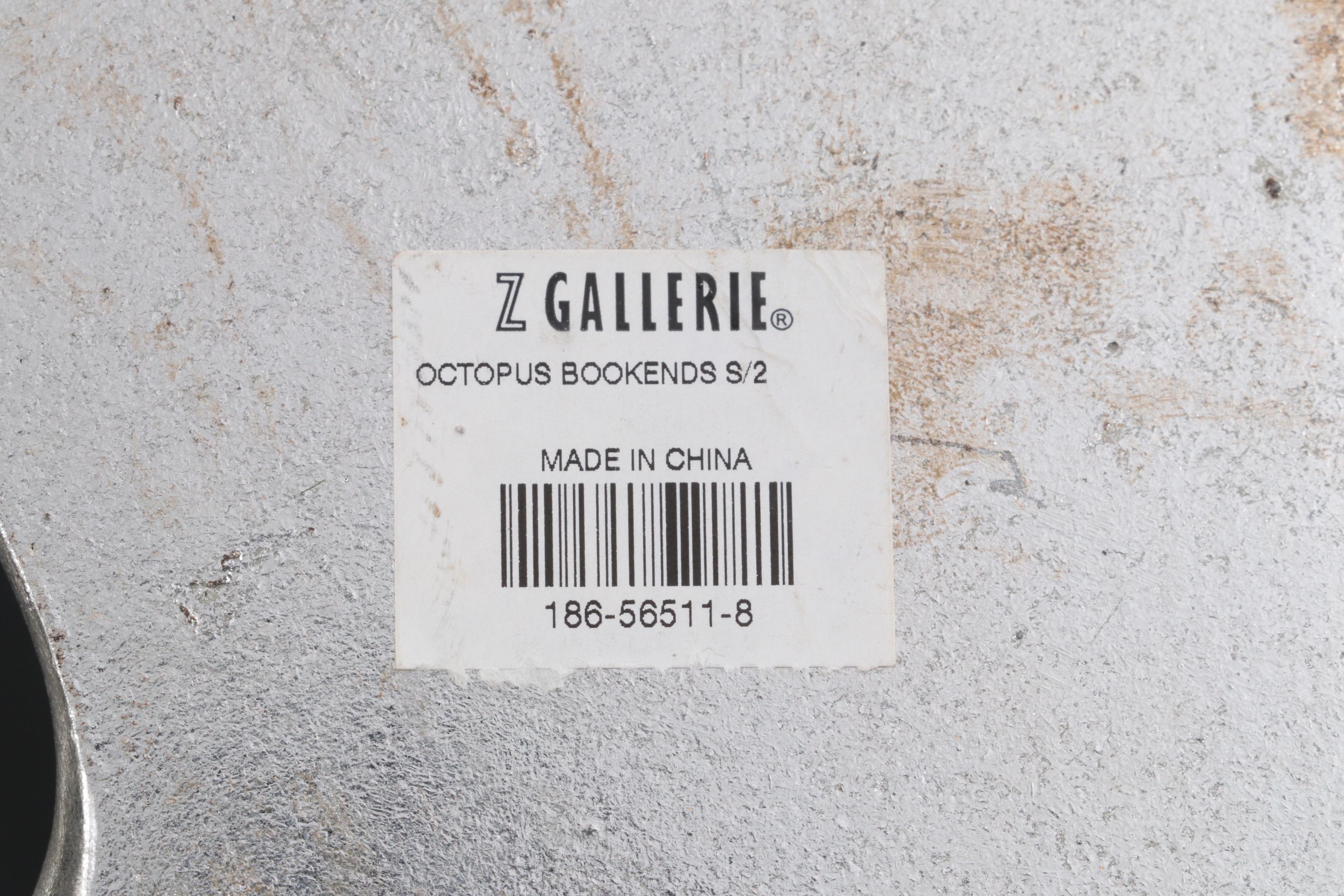 Z Gallerie Octopus Bookends