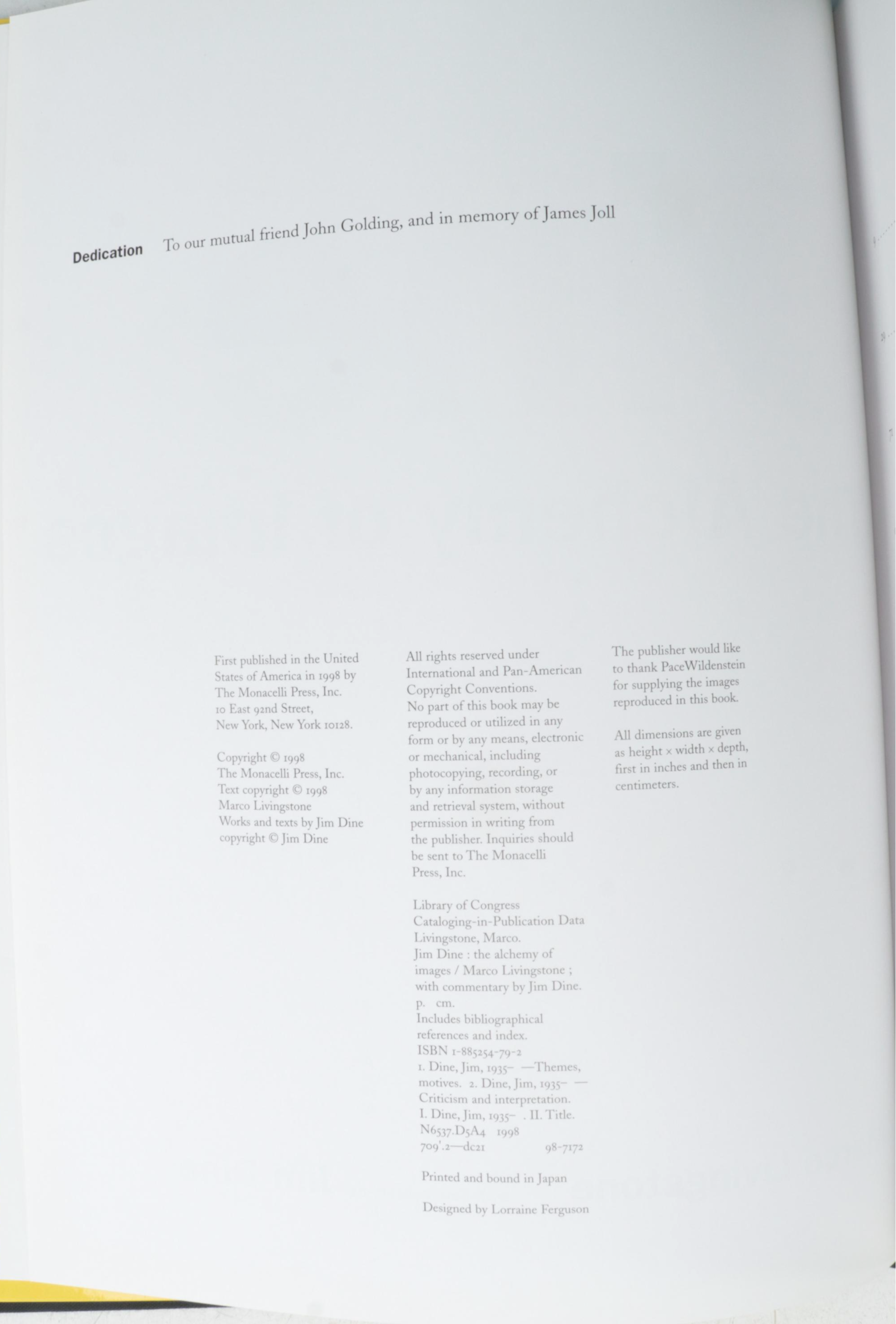 "Jim Dine: Walking Memory, 1959–1969" and "Jim Dine: The Alchemy of Images"