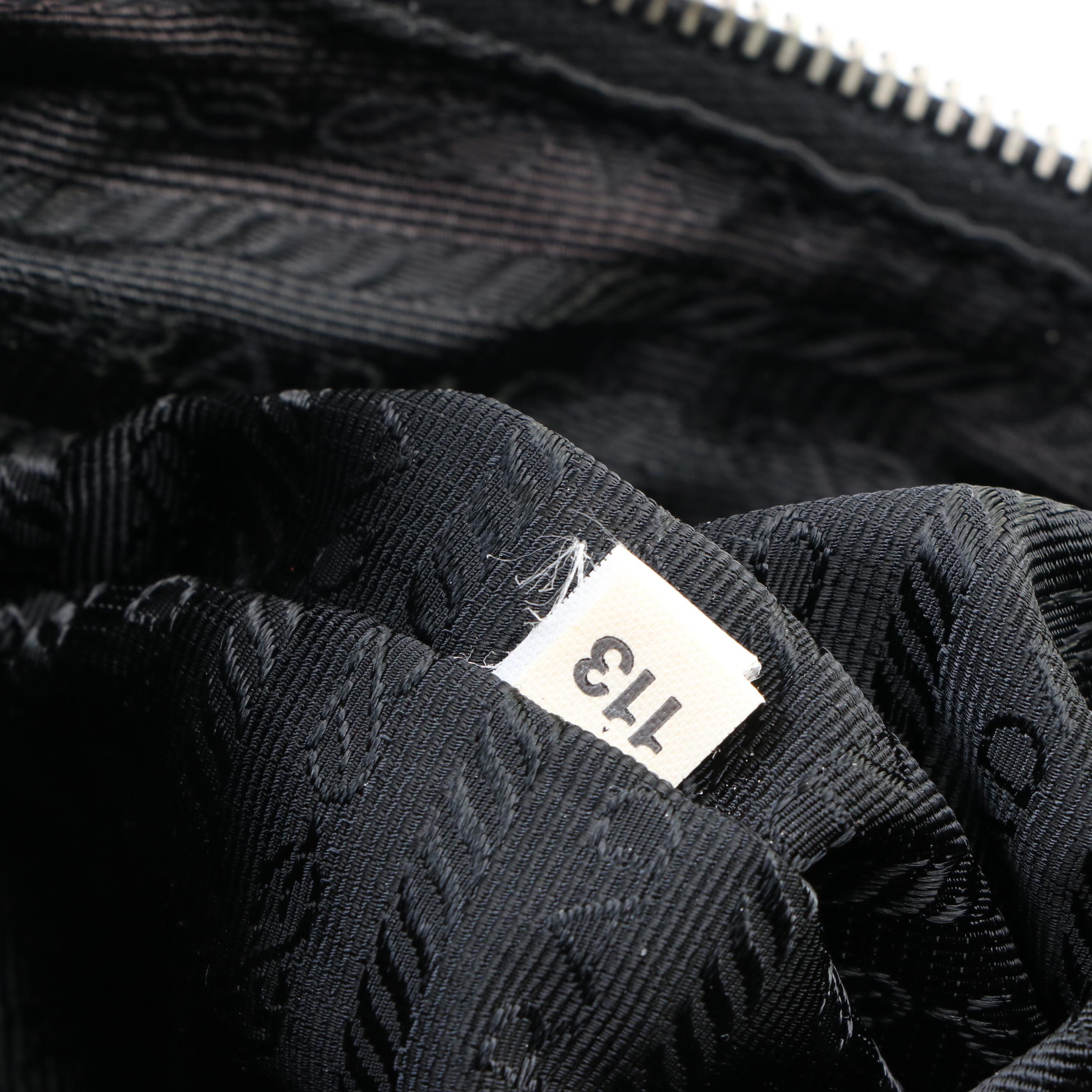 Prada Baguette in Black Leather