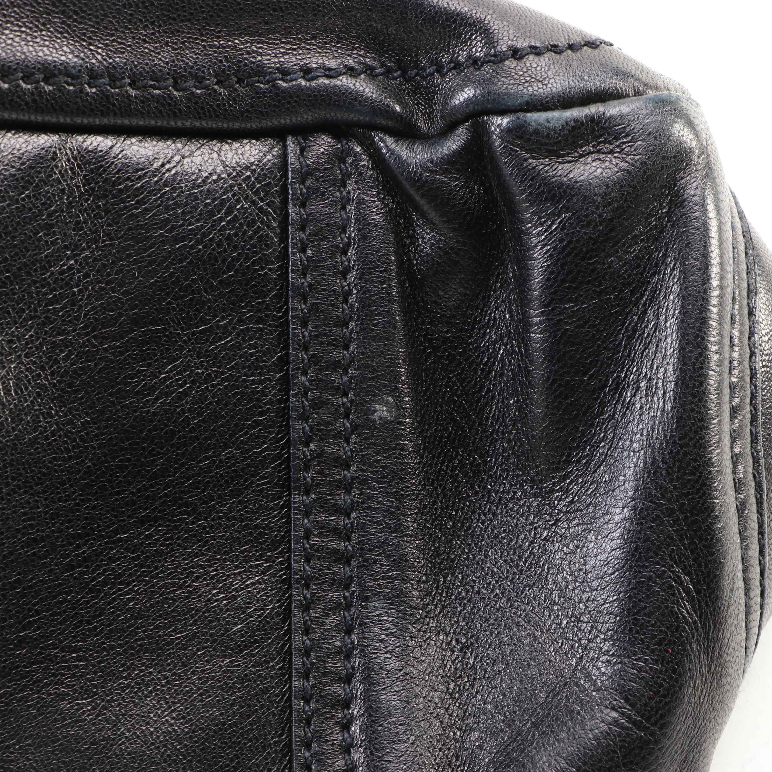 Prada Baguette in Black Leather