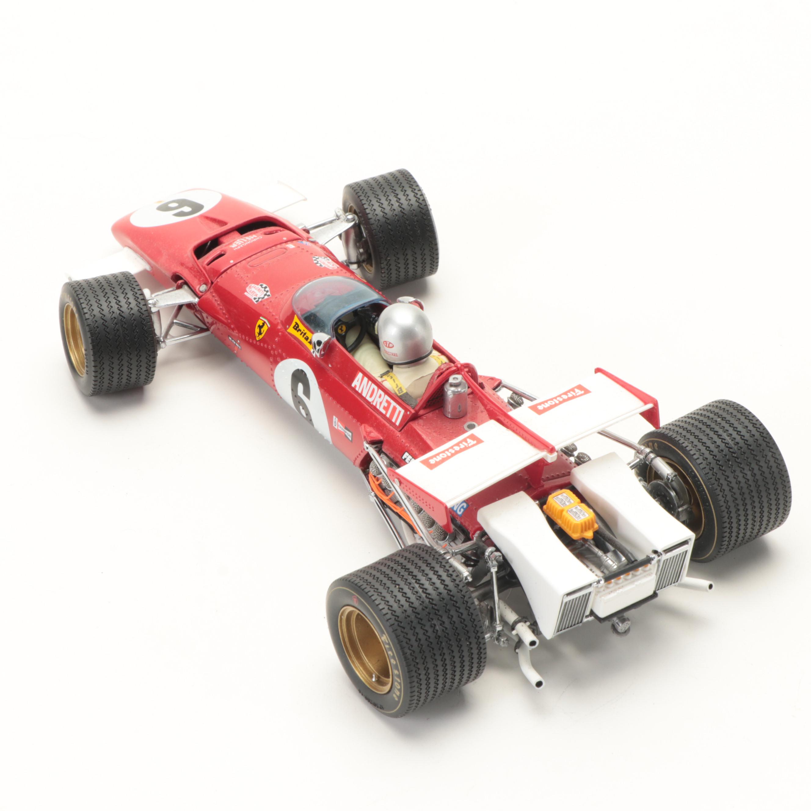 Exoto Grand Prix Classics Mario Andretti 1971 Ferrari 312B Diecast Race Car