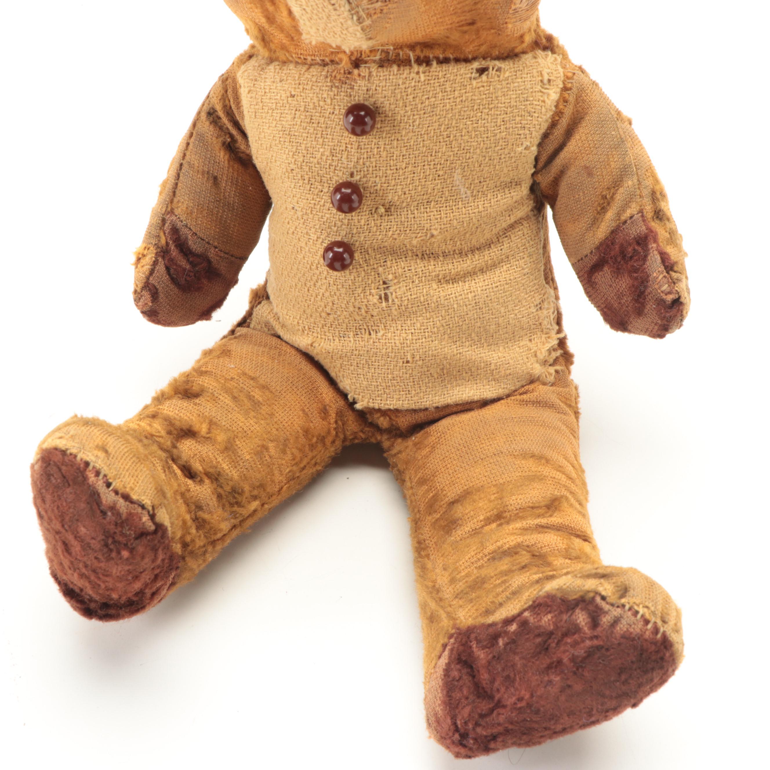Victorian Mohair Teddy Bear, Early 20th Century