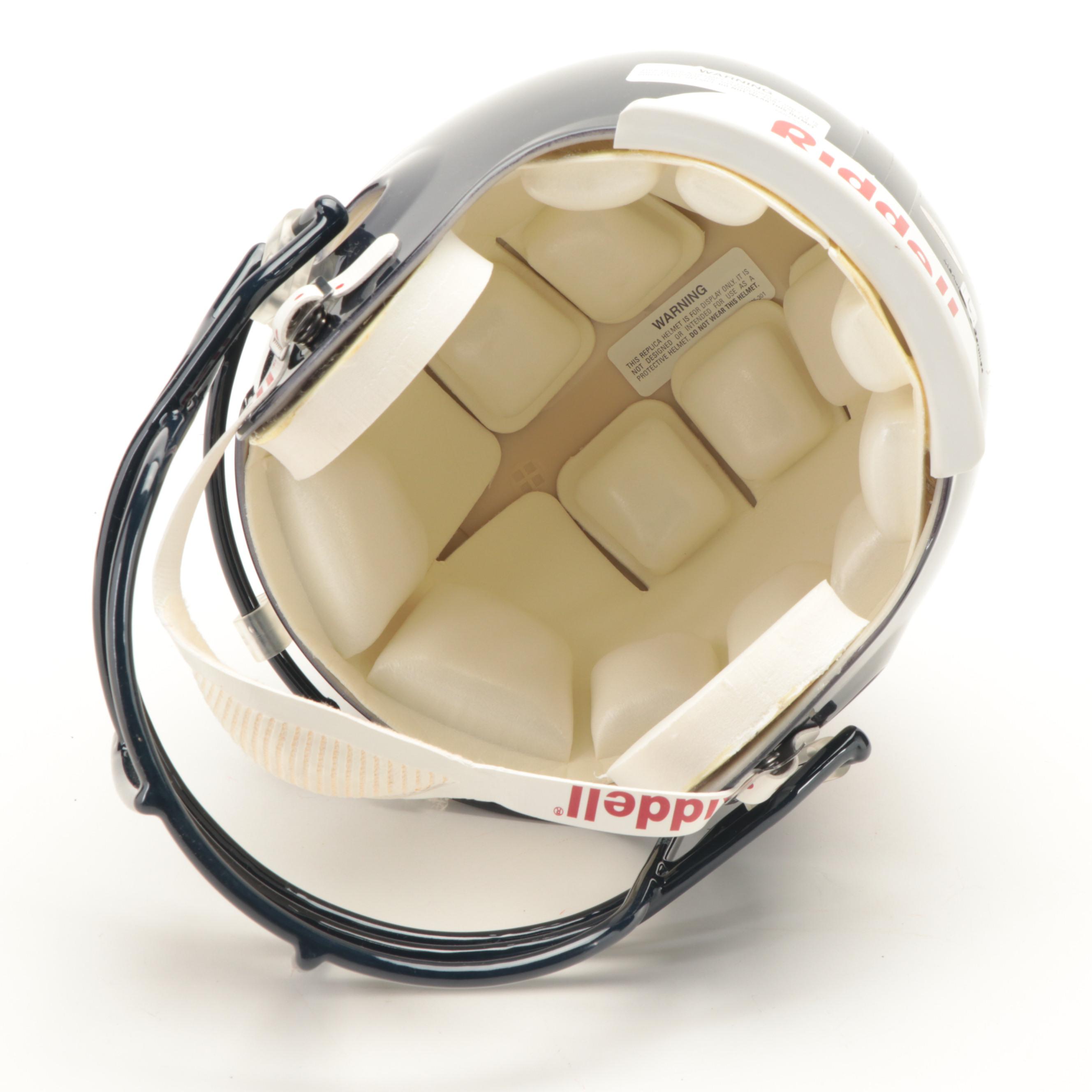 Chicago Bears Gale Sayers Signed Riddell Replica Full-Size Football Helmet