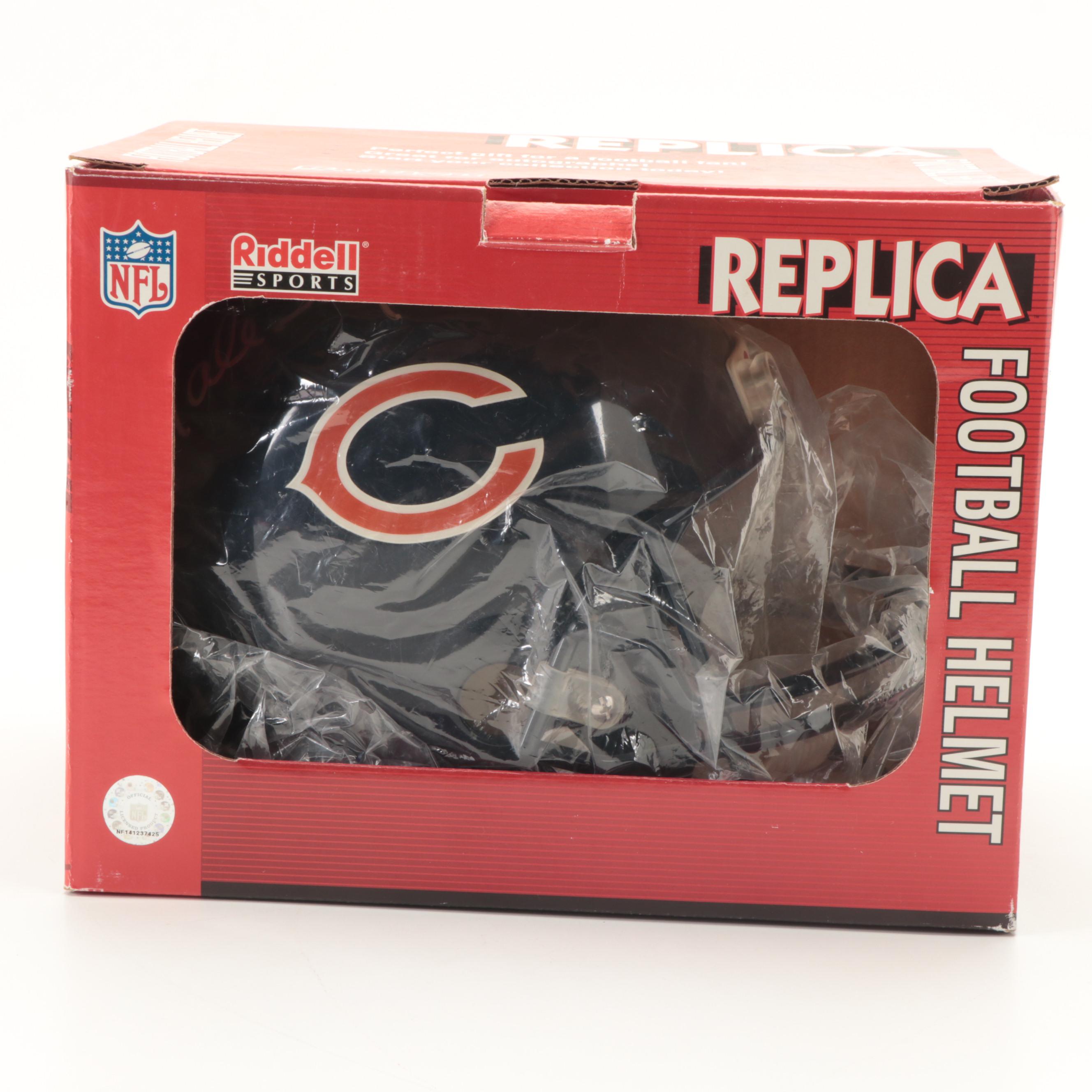 Chicago Bears Gale Sayers Signed Riddell Replica Full-Size Football Helmet