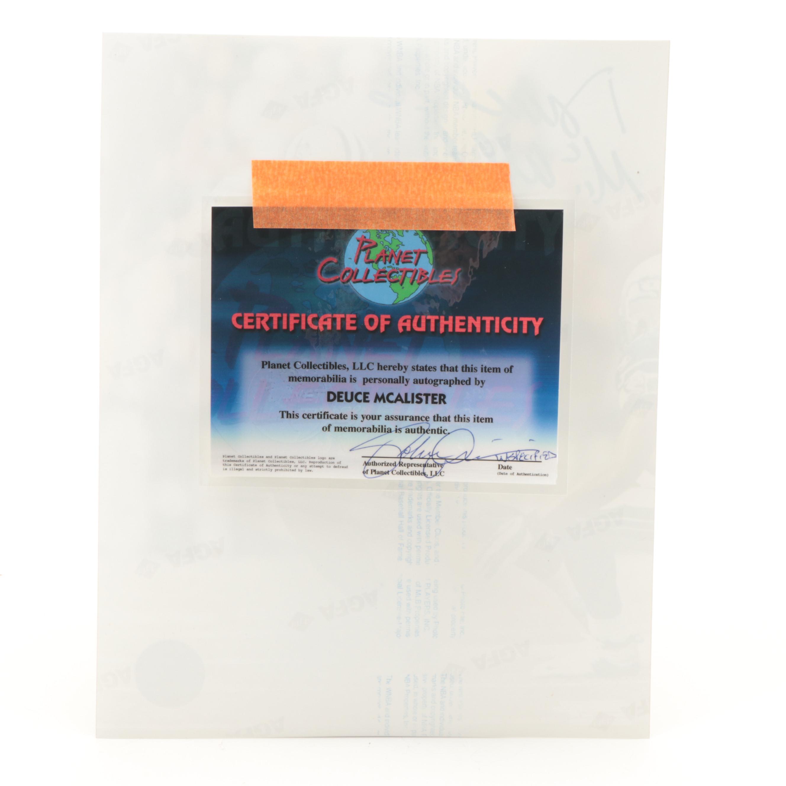 Alstott, Alexander Signed Framed Giclée Print, Trading Card, More