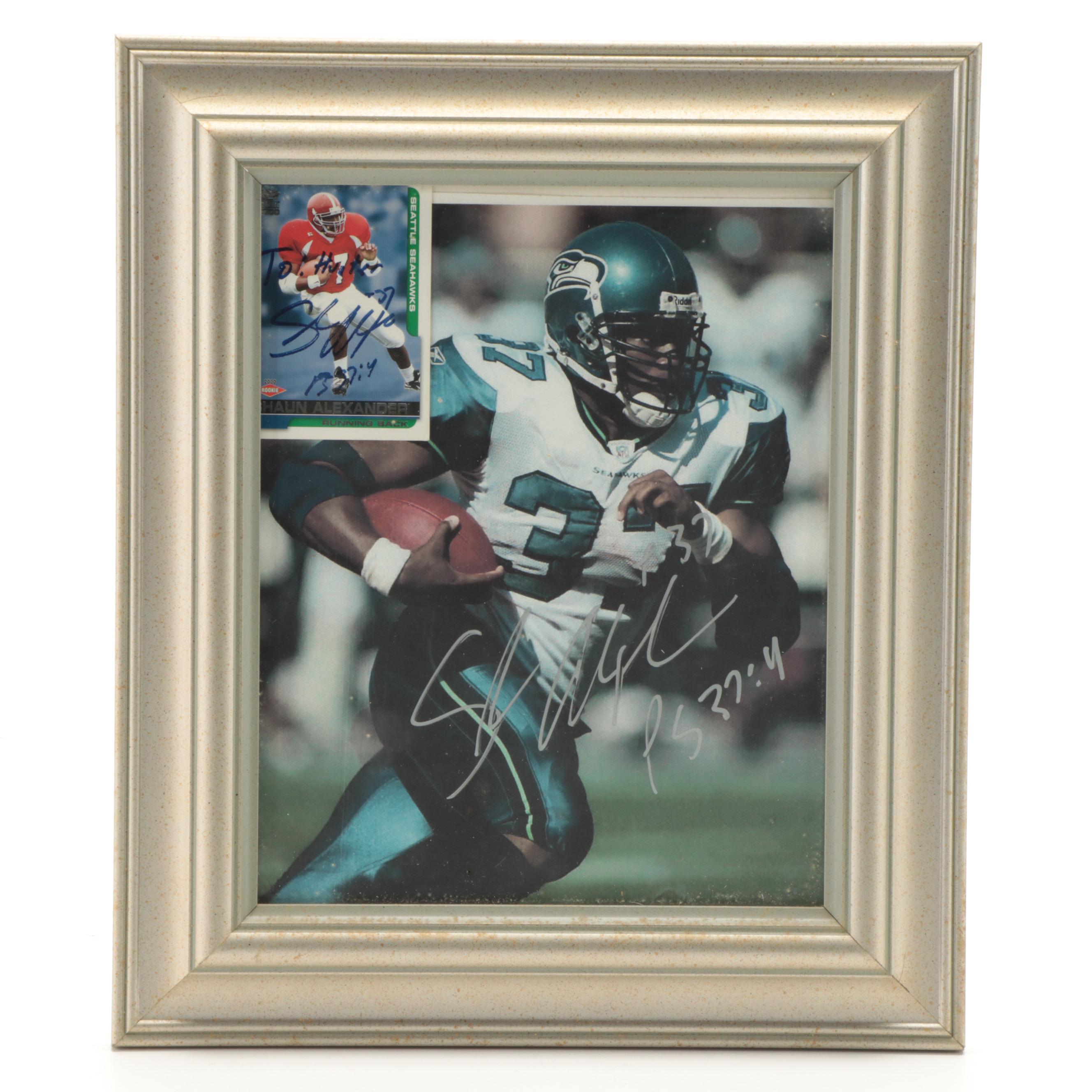 Alstott, Alexander Signed Framed Giclée Print, Trading Card, More