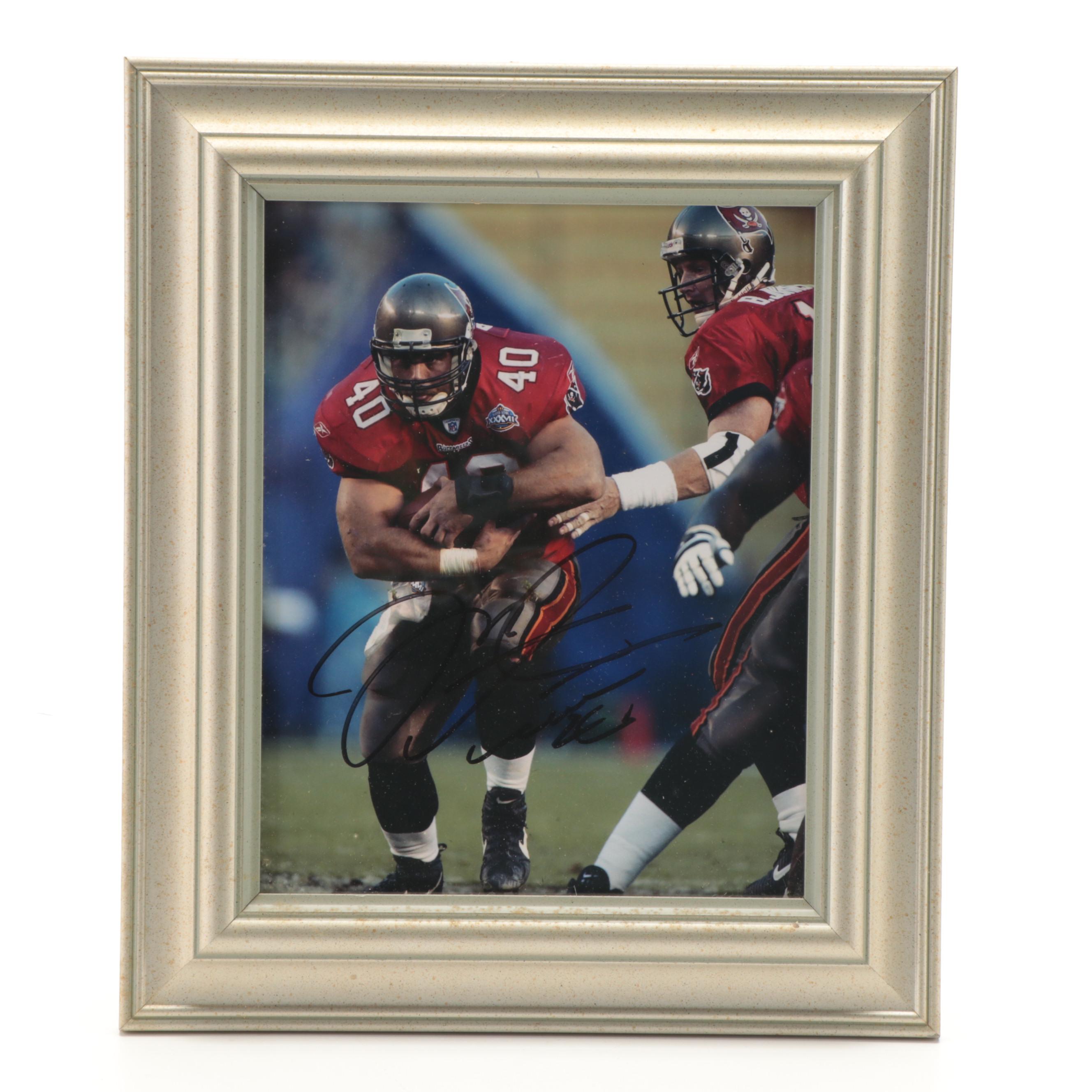 Alstott, Alexander Signed Framed Giclée Print, Trading Card, More