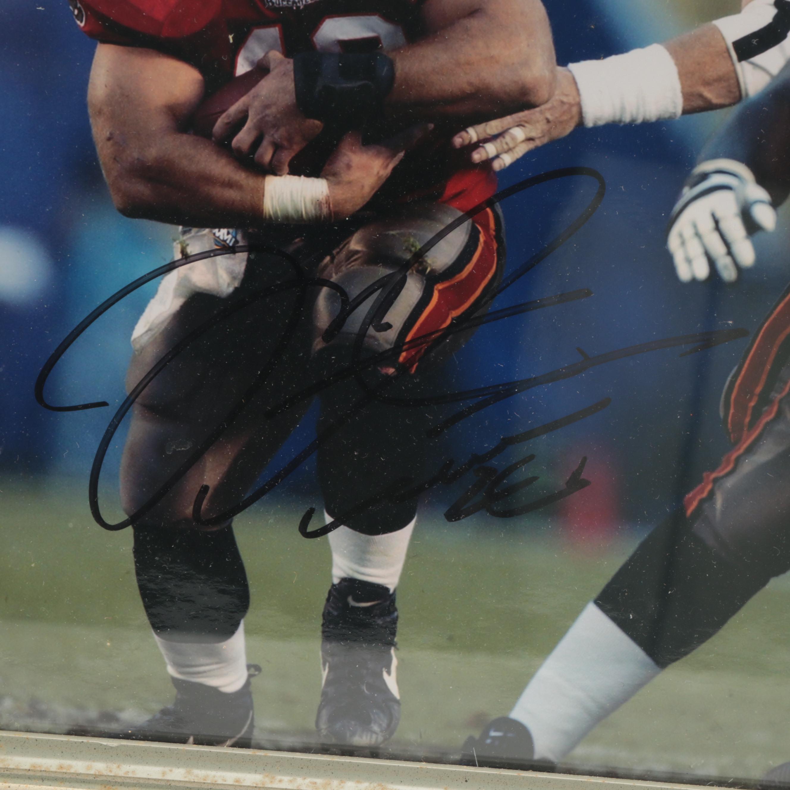Alstott, Alexander Signed Framed Giclée Print, Trading Card, More