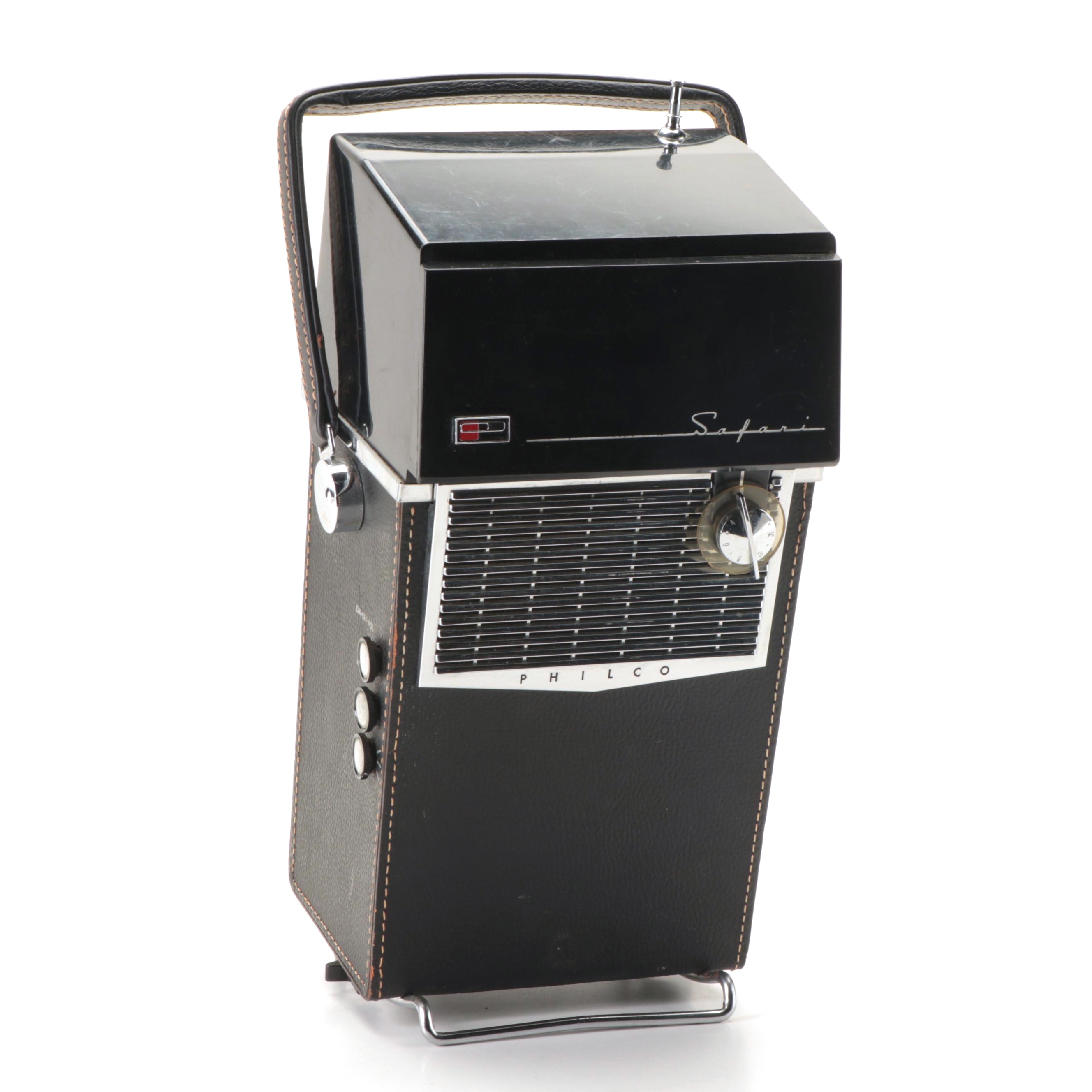 Philco Safari Portable All-Transistor Battery Operated Television, 1959