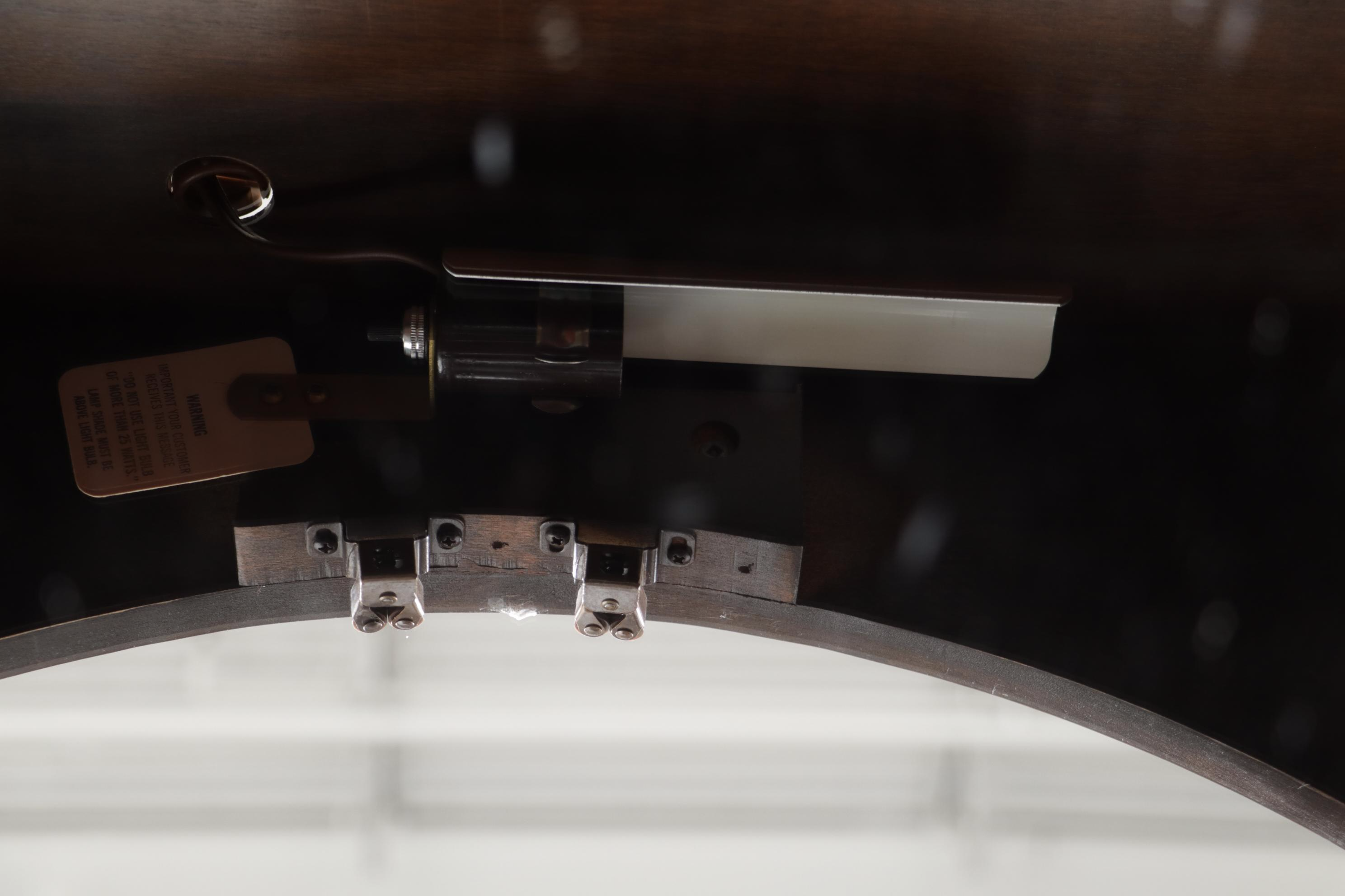 Ethan Allen "Georgian Court" Cherry Illuminated Corner Cabinet