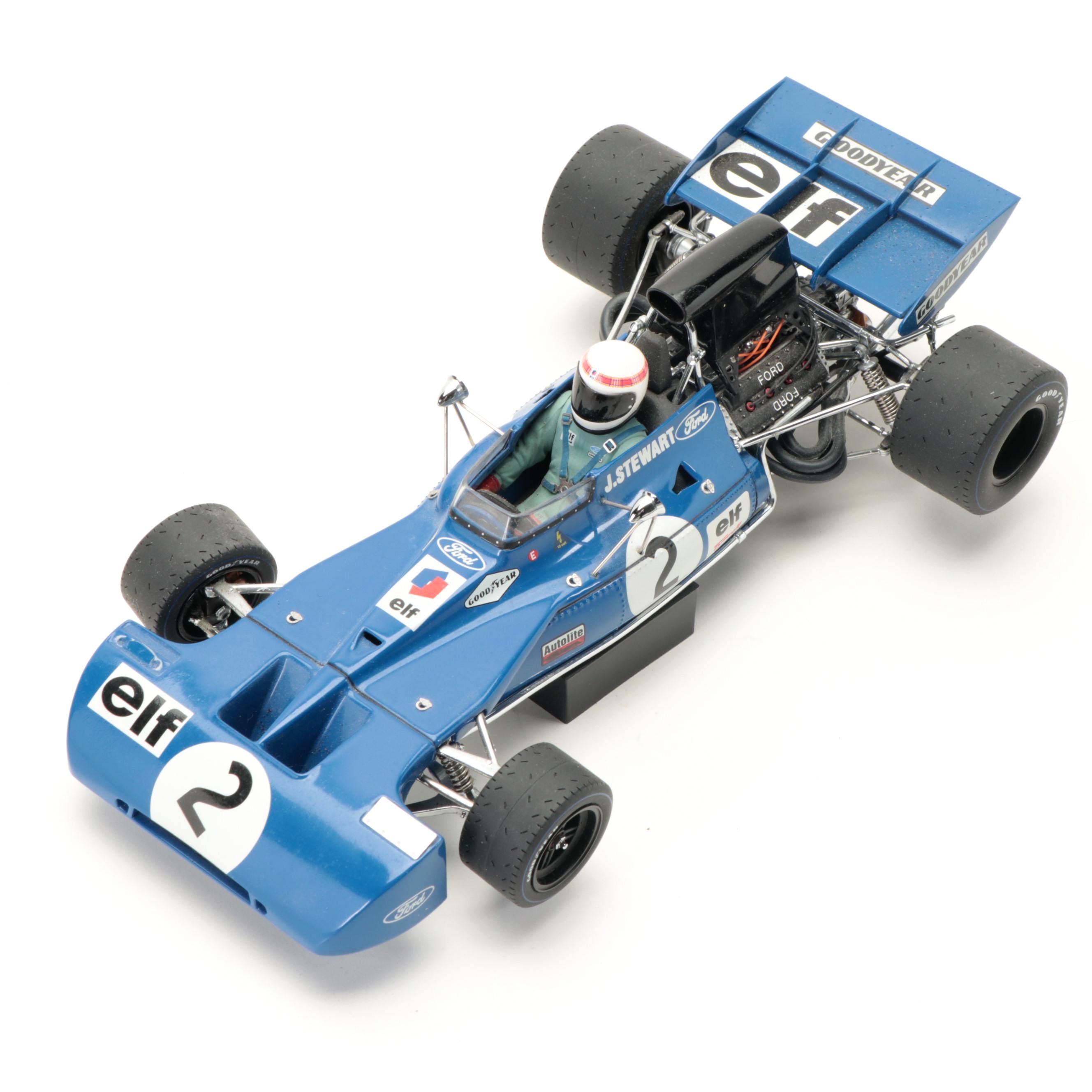 Exoto Grand Prix Classics Jackie Stewart 1971 Tyrrell-Ford 003 Diecast Race Car