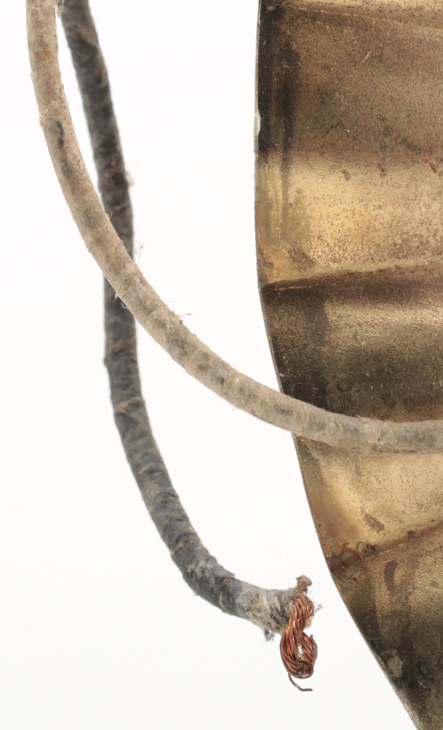 Pair of Lite Trend Ceiling Mount Crackle Glass Globe Lights and Amber Globe