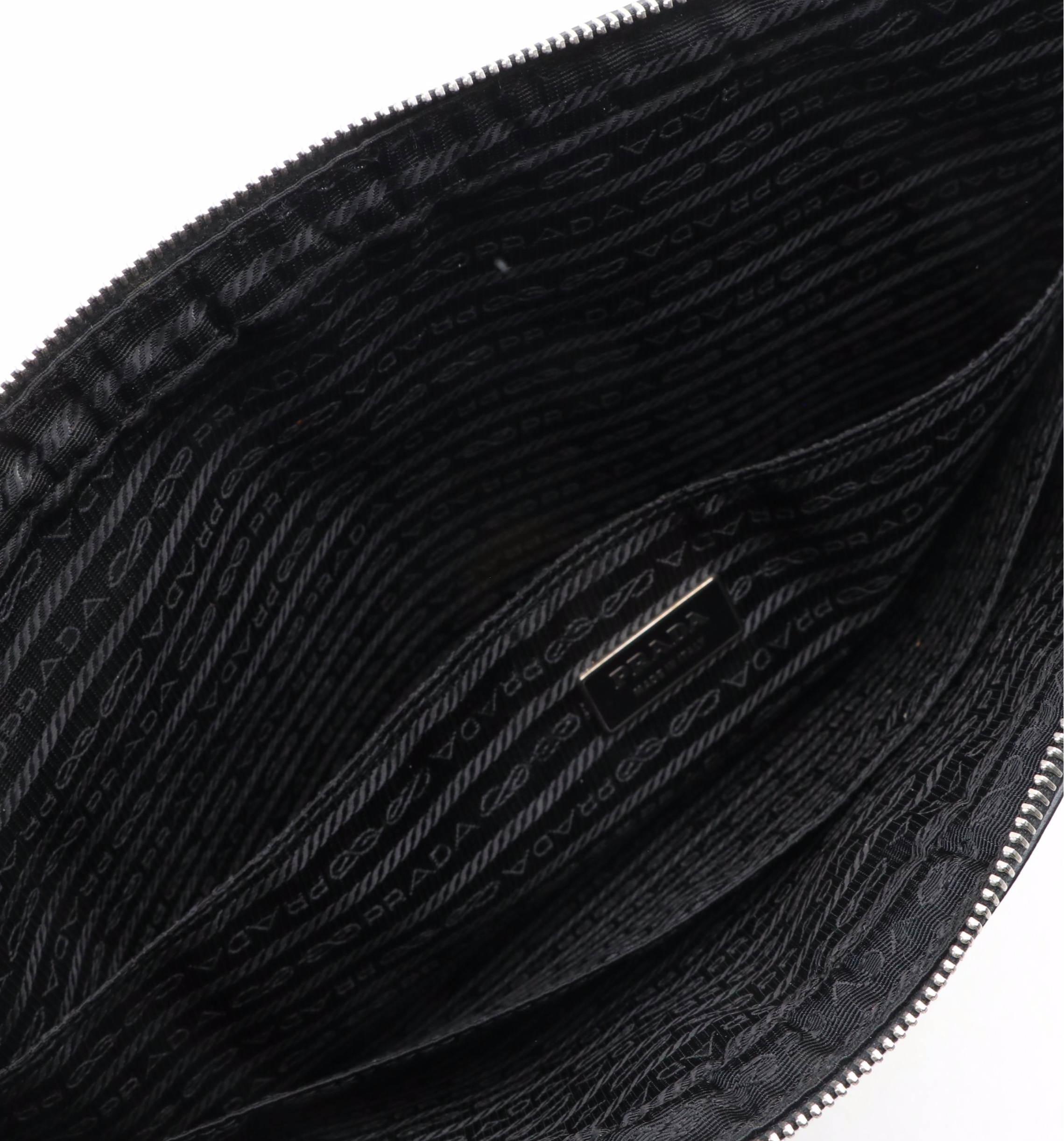 Prada Slim Briefcase/Laptop Case in Black Saffiano Leather