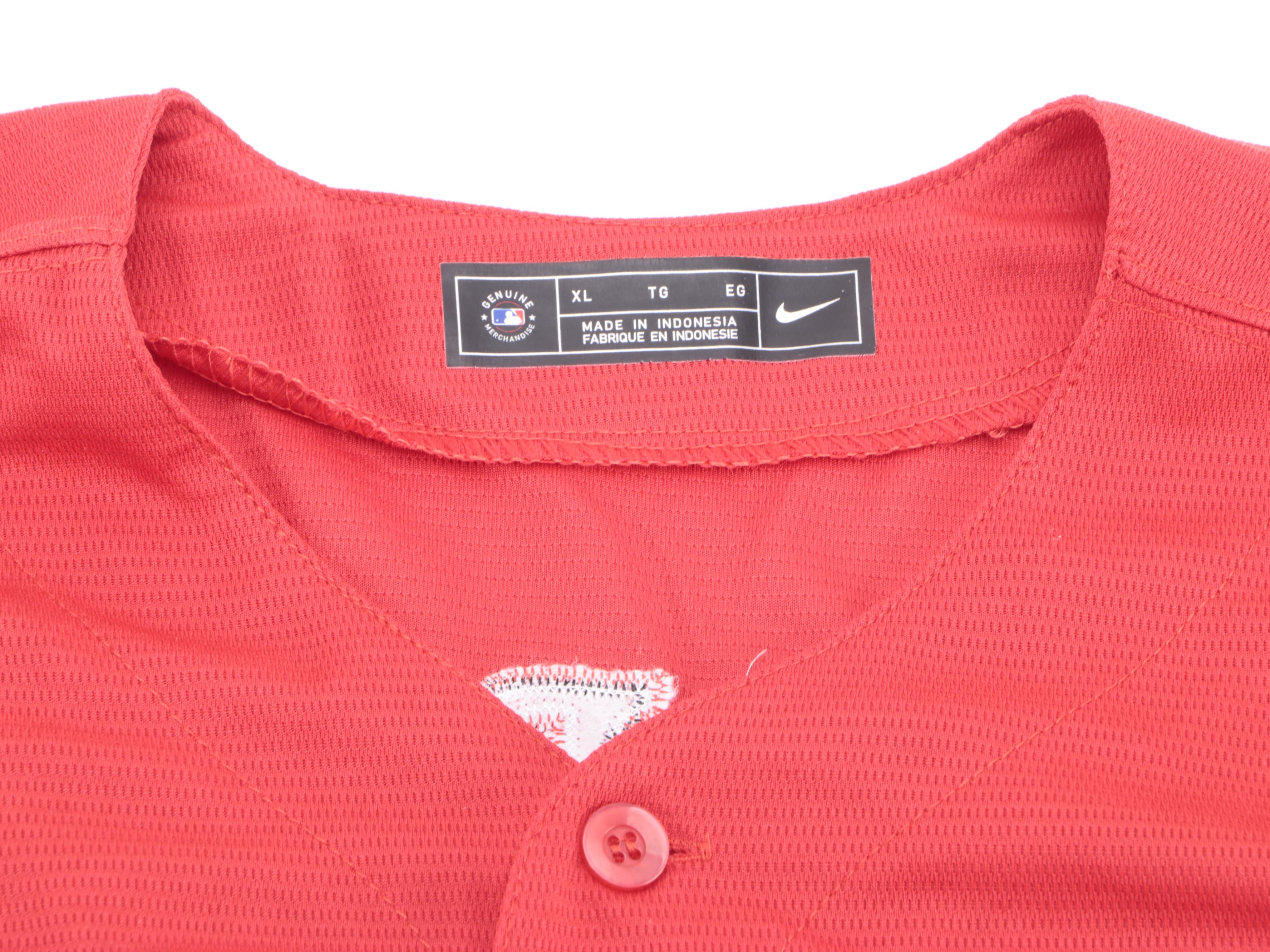 Cincinnati Reds Jonathan India Signed Baseball Jersey