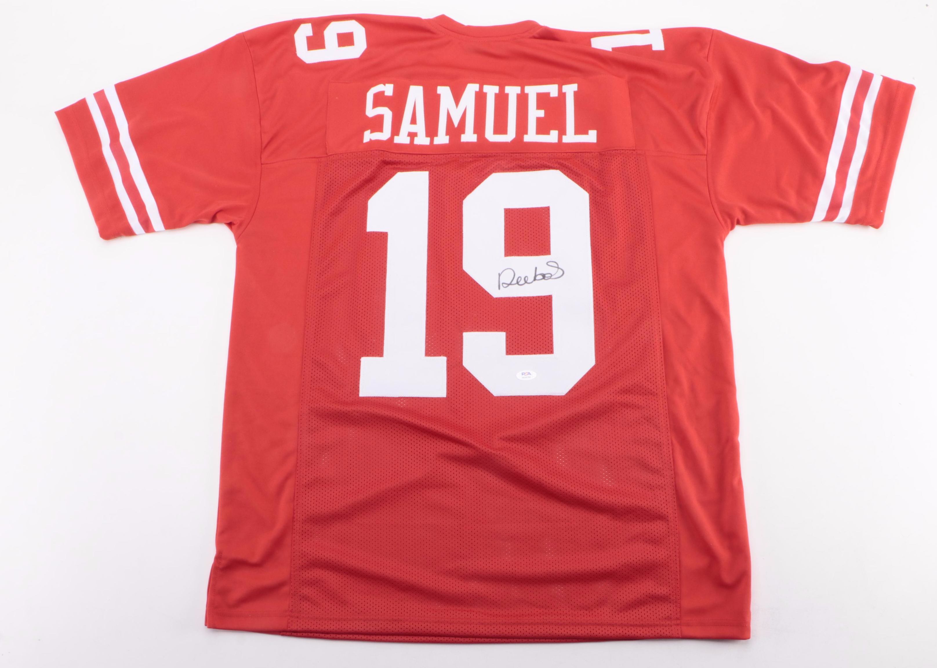 San Francisco 49ers Deebo Samuel Signed Football Jersey