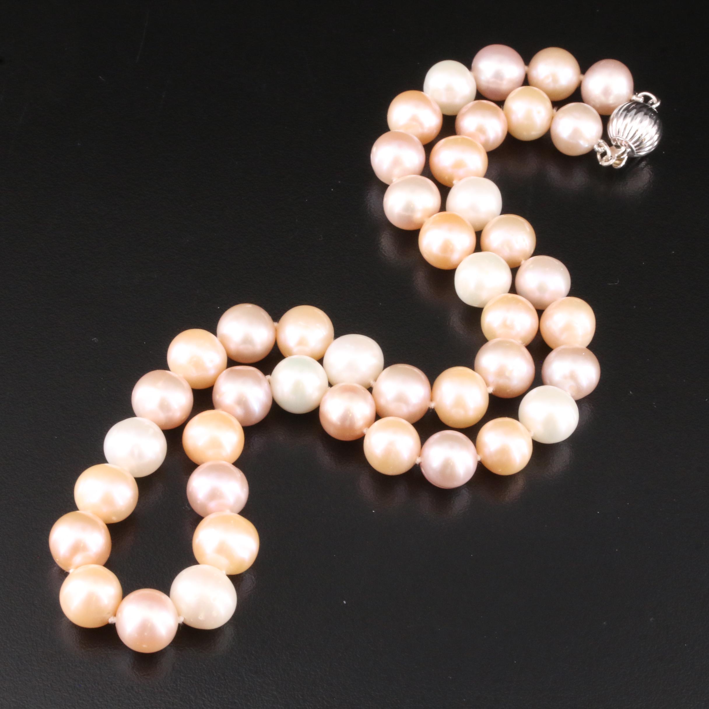 Sterling Pearl Necklace