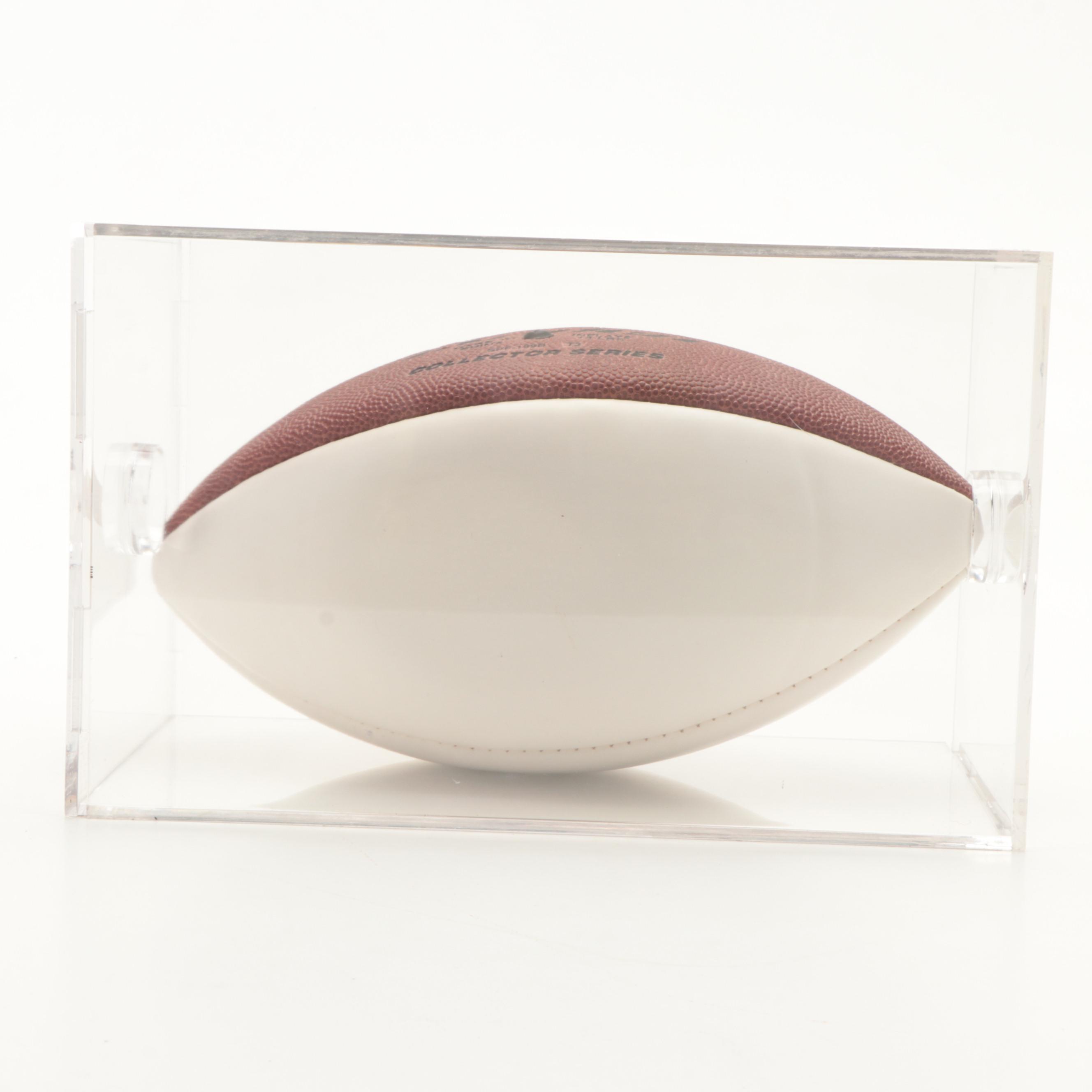 Florida State University Seminoles Bobby Bowden Signed Football in Display Case