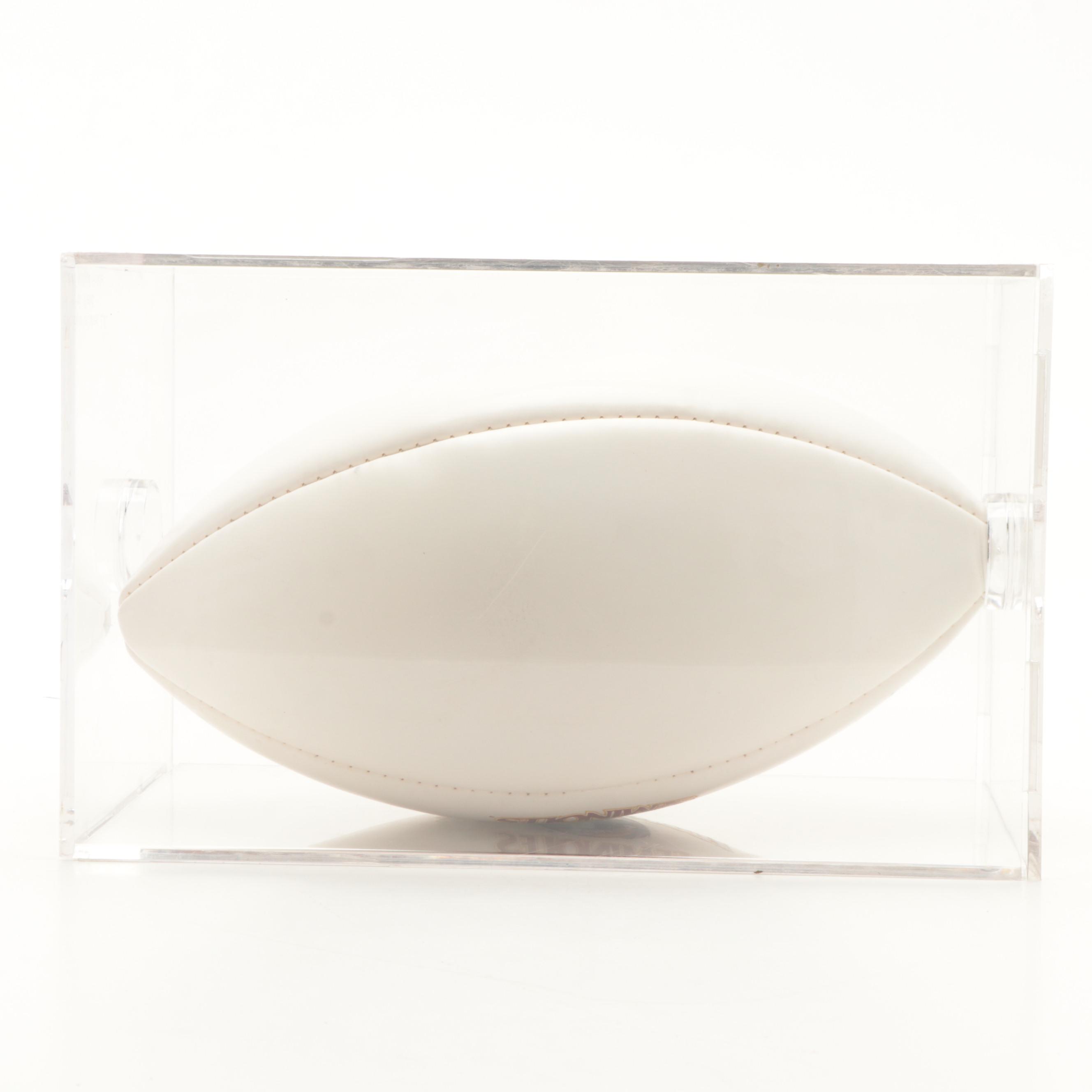 Florida State University Seminoles Bobby Bowden Signed Football in Display Case