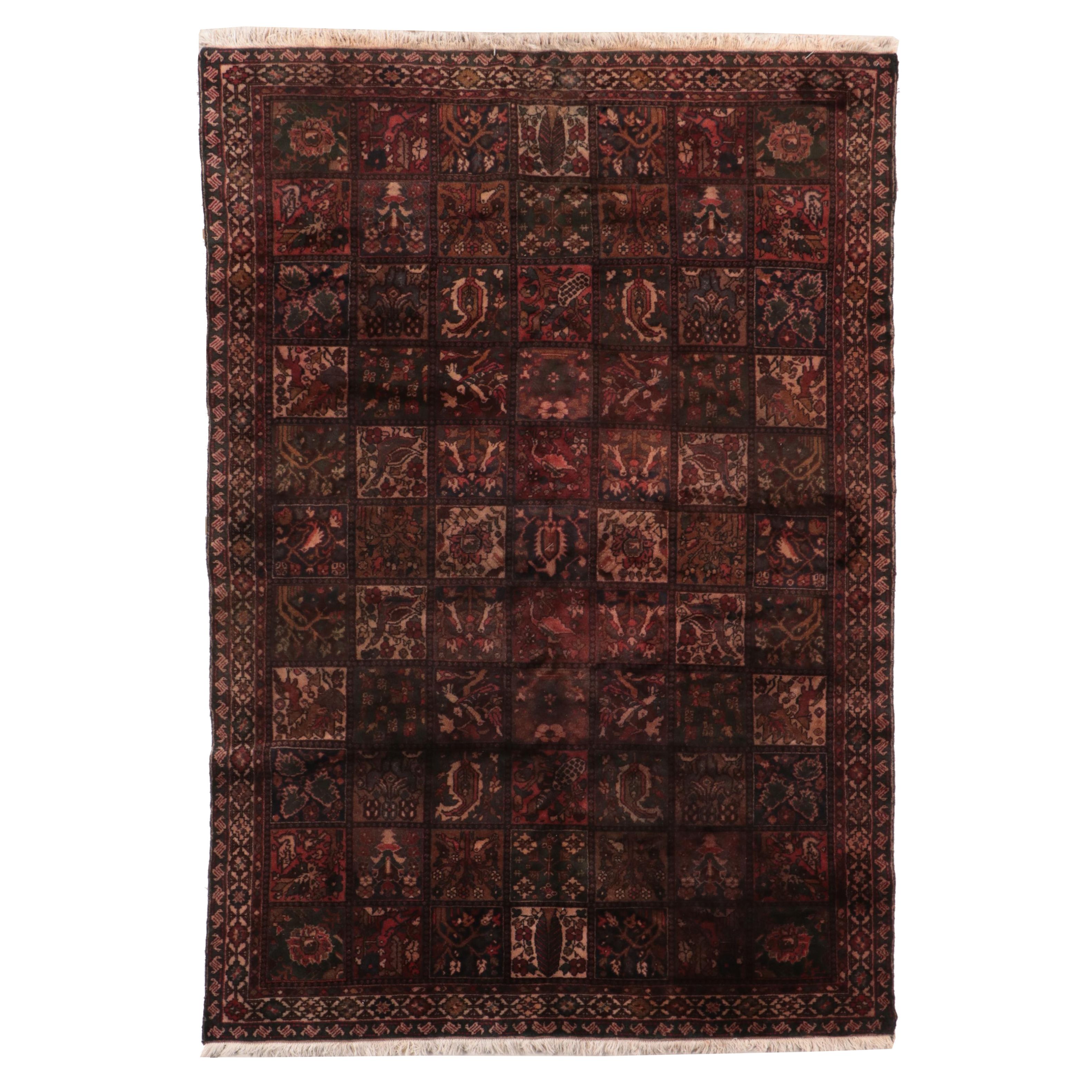 6'5 x 9'9 Hand-Knotted Persian Bakhtiari Area Rug