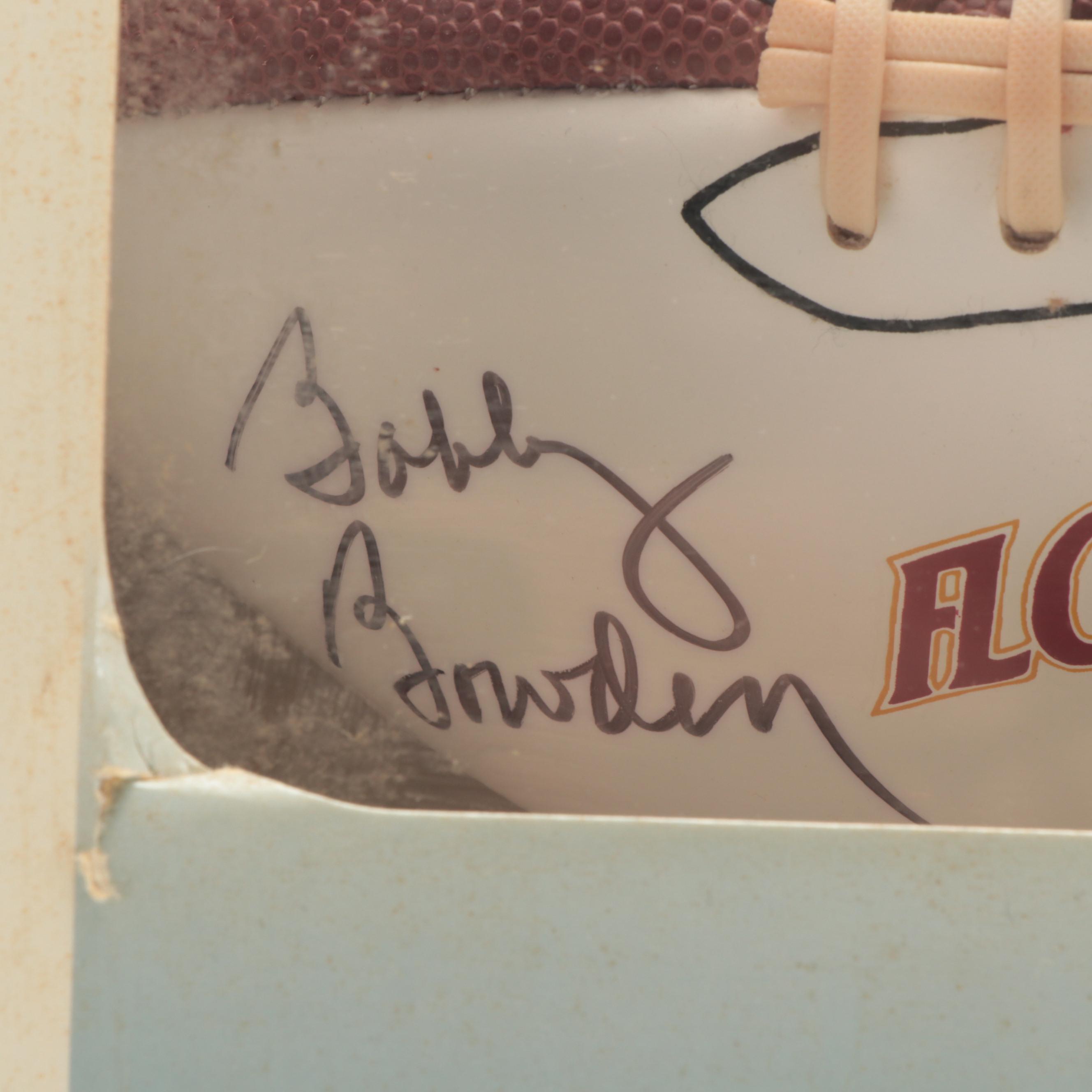 Florida State University Seminoles Bobby Bowden Signed Football in Box