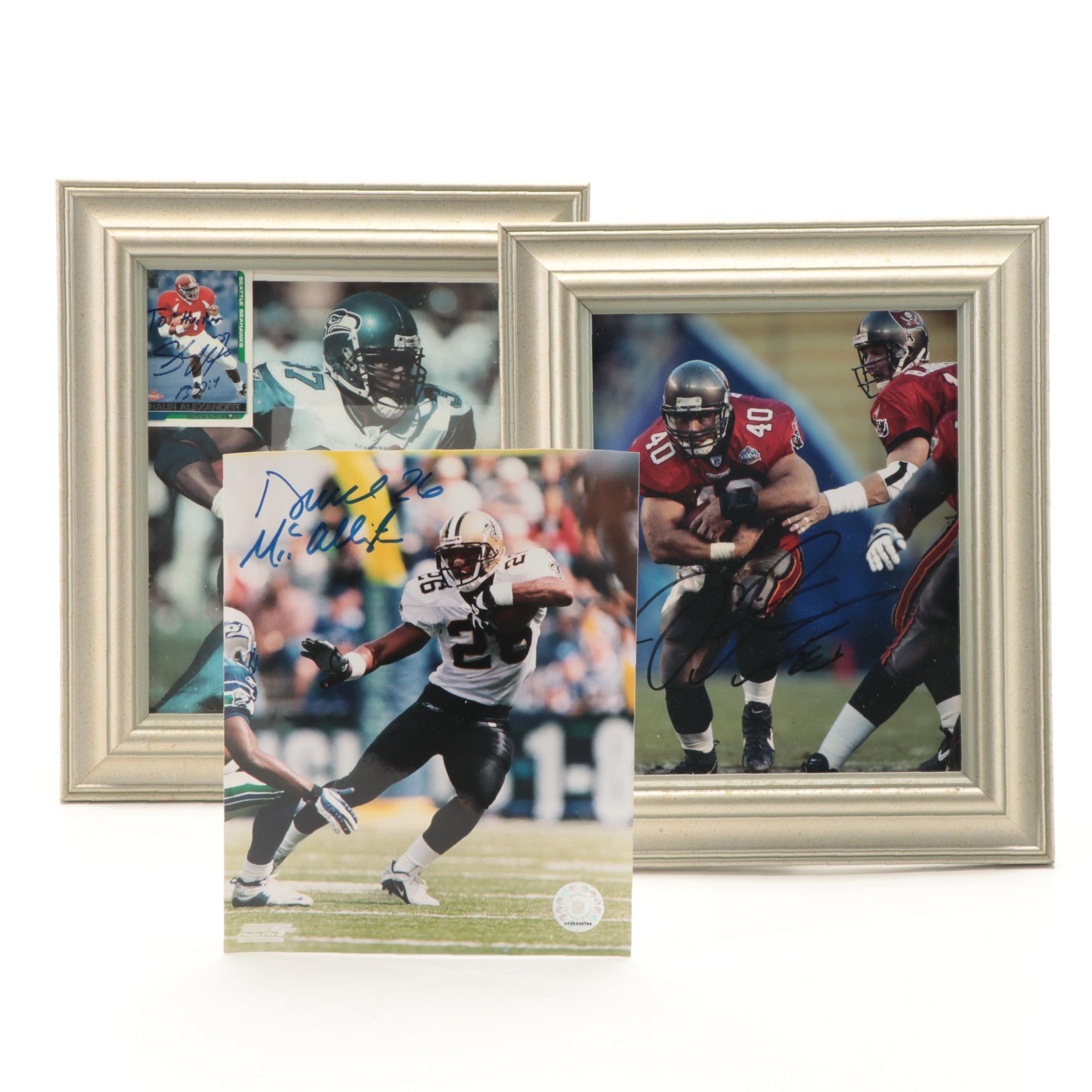 Alstott, Alexander Signed Framed Giclée Print, Trading Card, More