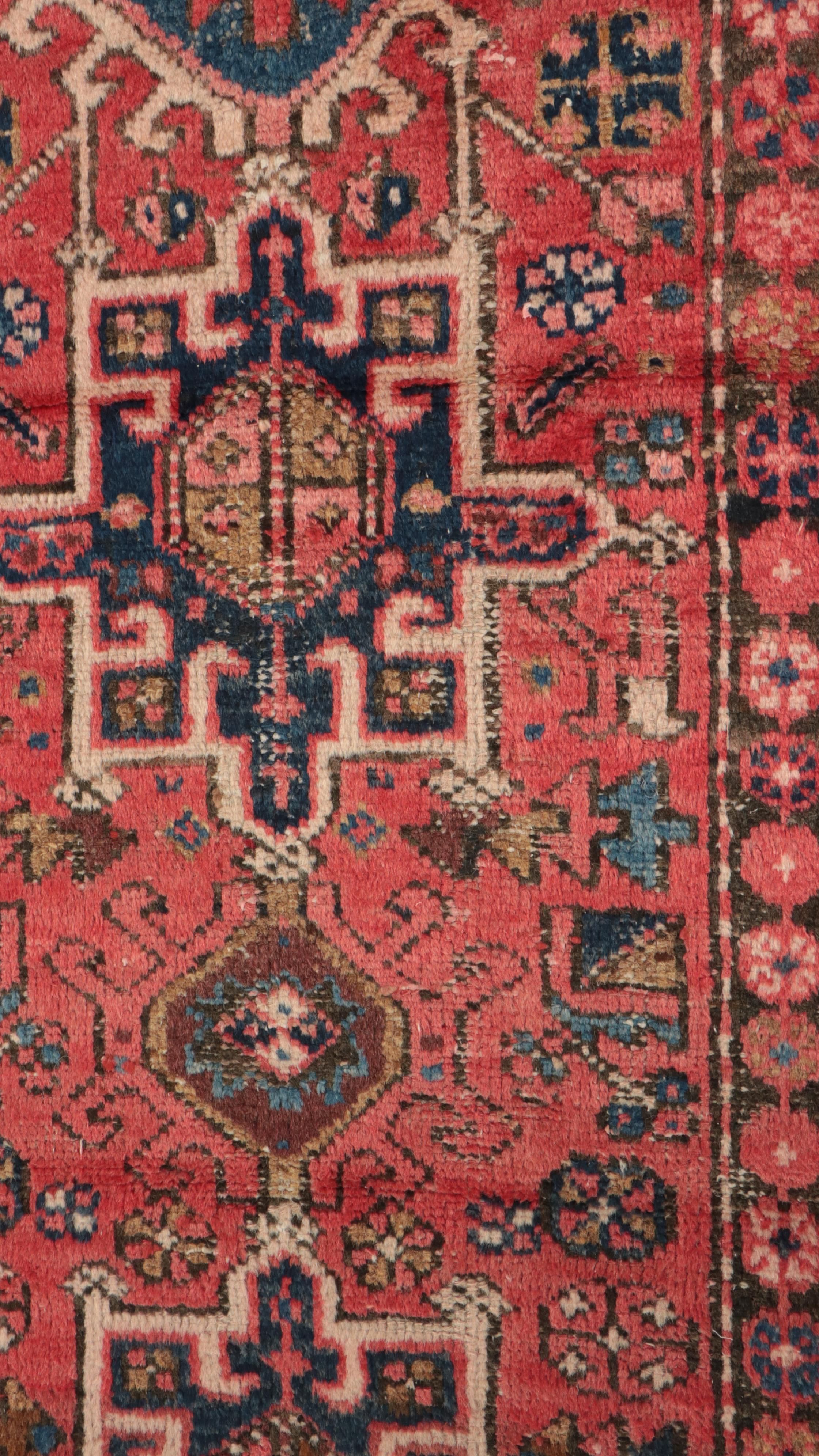 2'2 x 8'10 Hand-Knotted Persian Karaja Carpet Runner