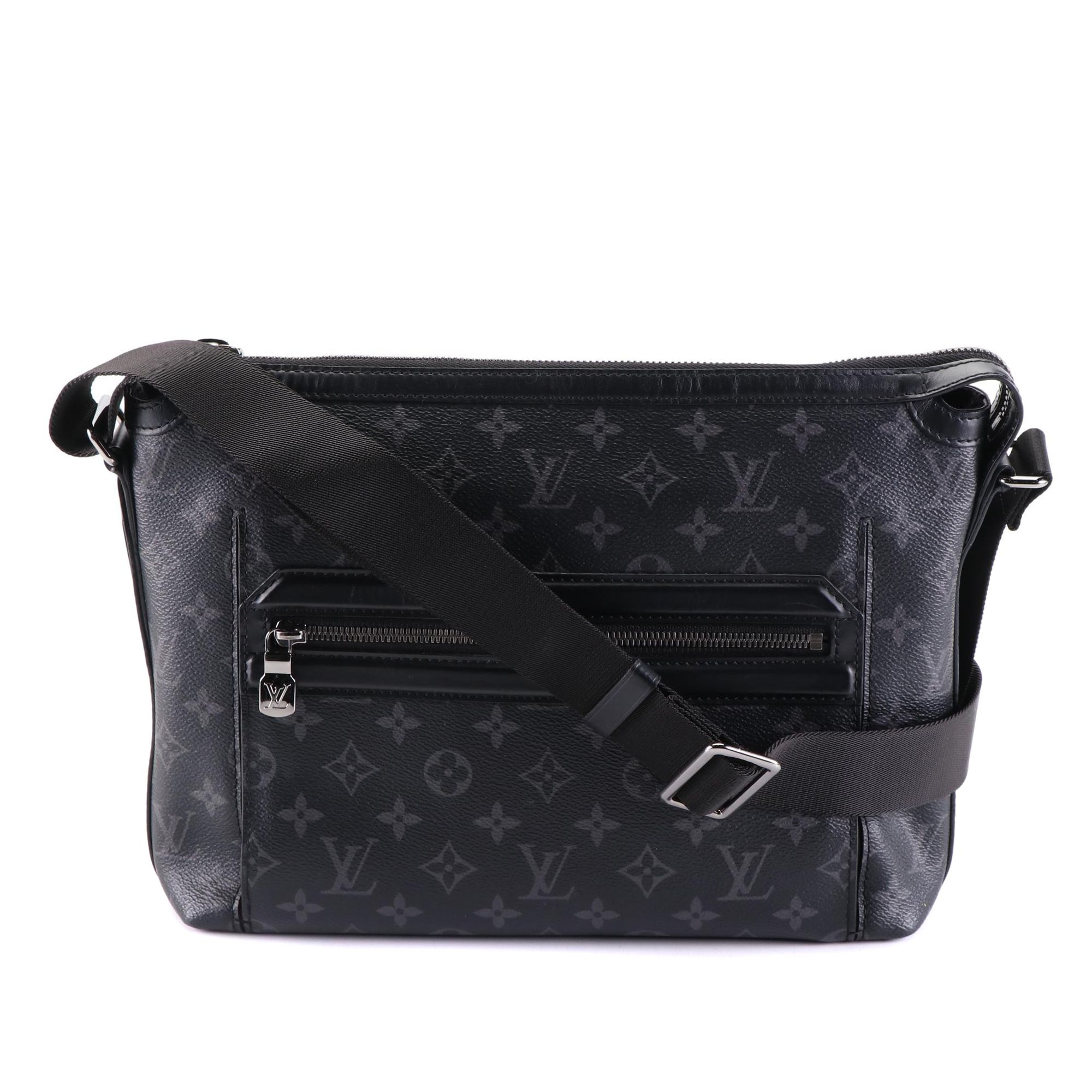 Louis Vuitton Odyssey PM Messenger Bag in Monogram Eclipse Canvas/Black Leather