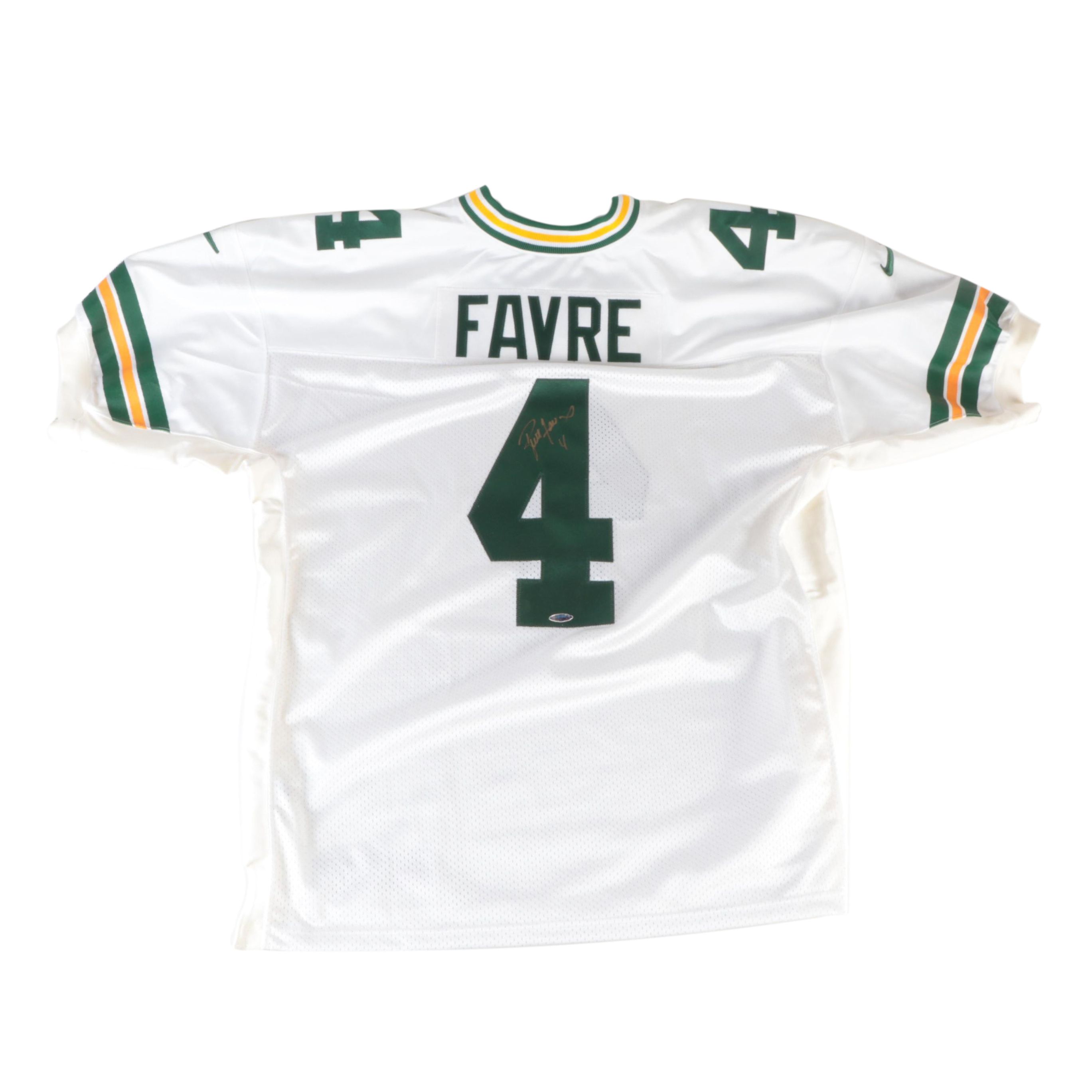 Green Bay Packers Brett Favre Signed Football Jersey