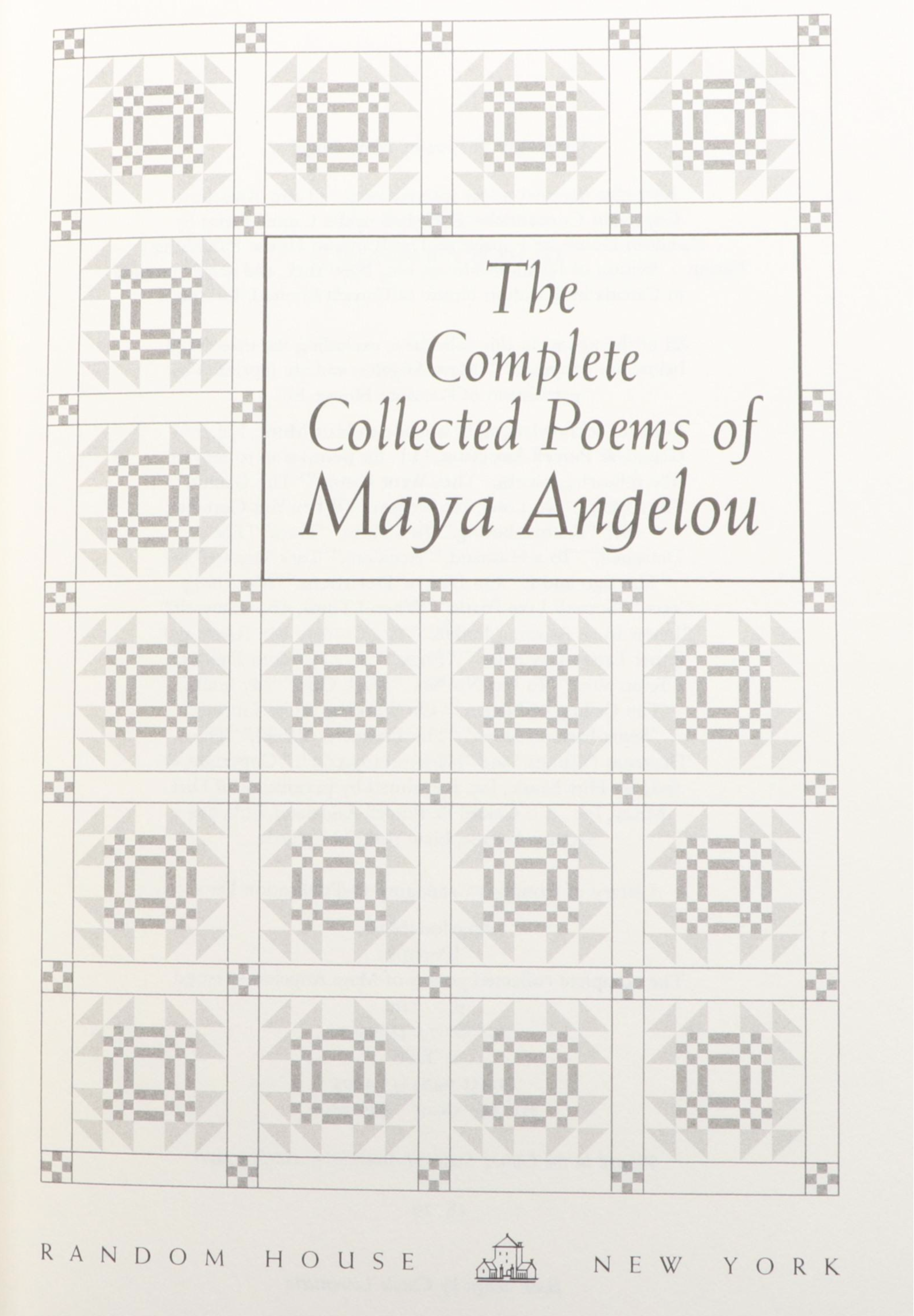 "Mom & Me & Mom" and Other Poetry and Autobiographical Works by Maya Angelou