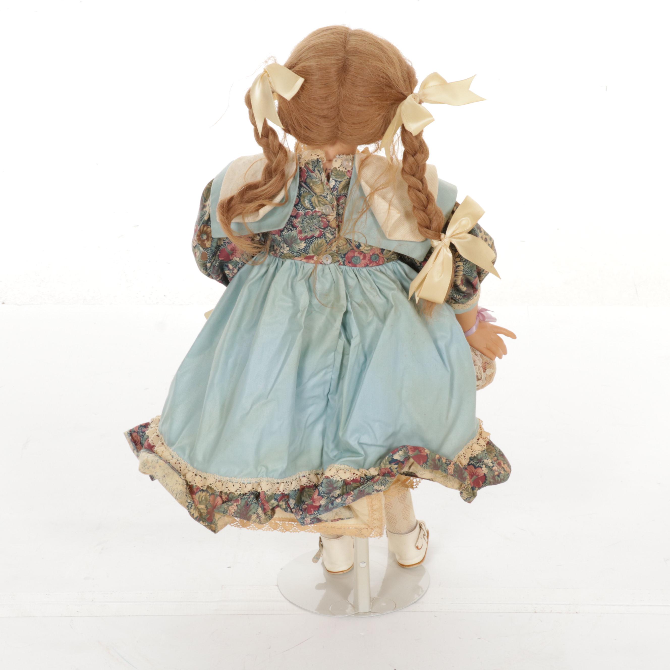 Hildegard Gunzel Doll and The Great American Doll Company Doll and Print