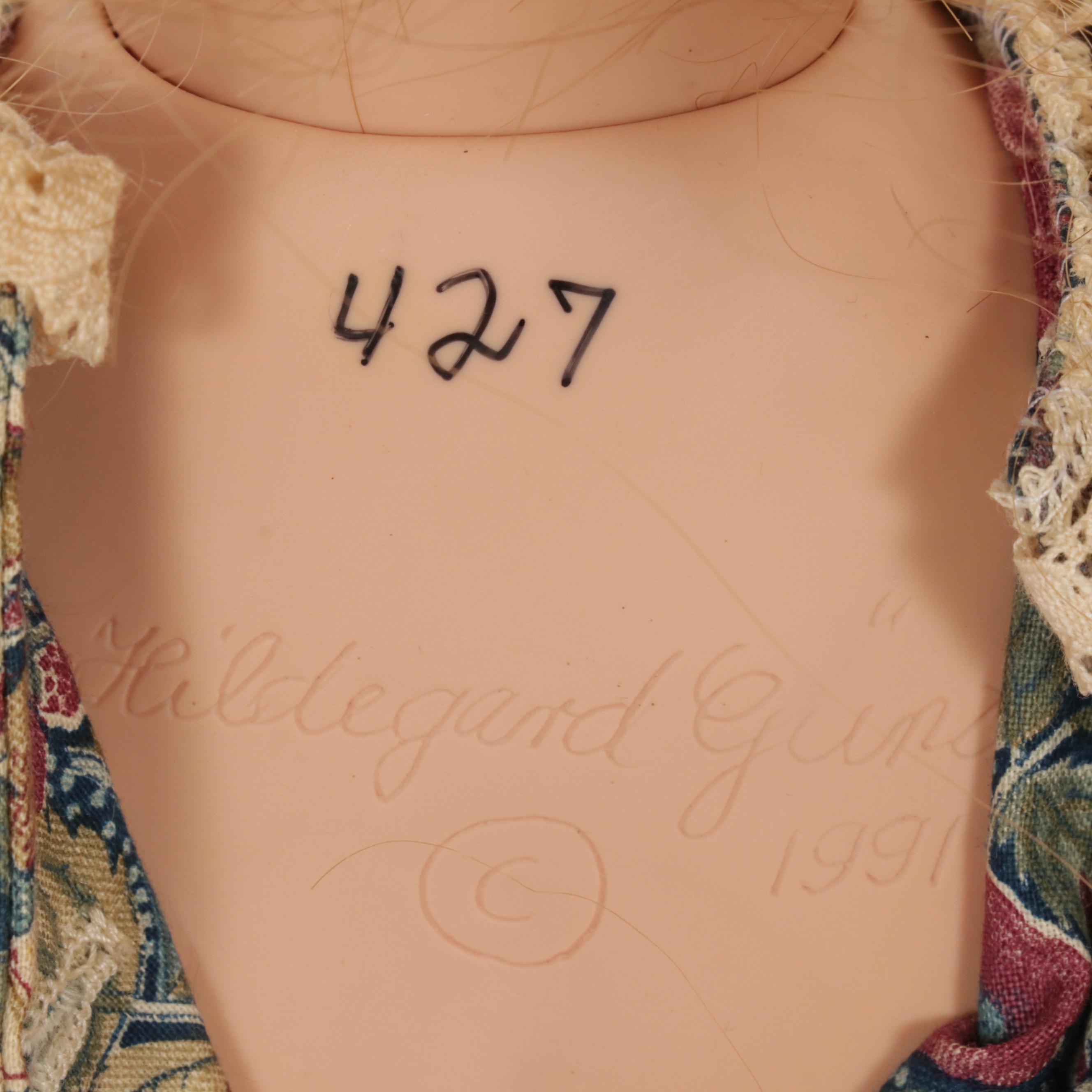 Hildegard Gunzel Doll and The Great American Doll Company Doll and Print