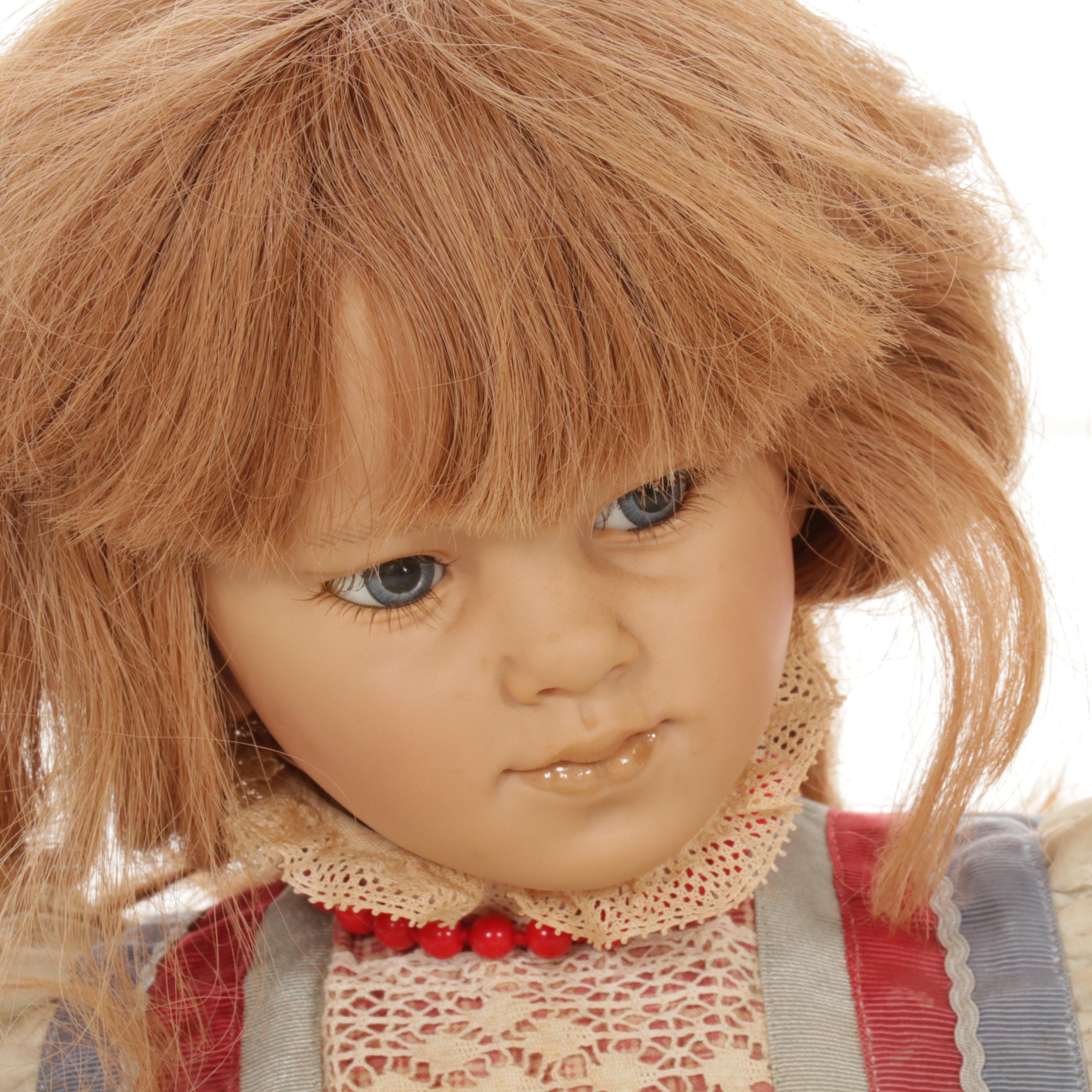 Hildegard Gunzel Doll and The Great American Doll Company Doll and Print