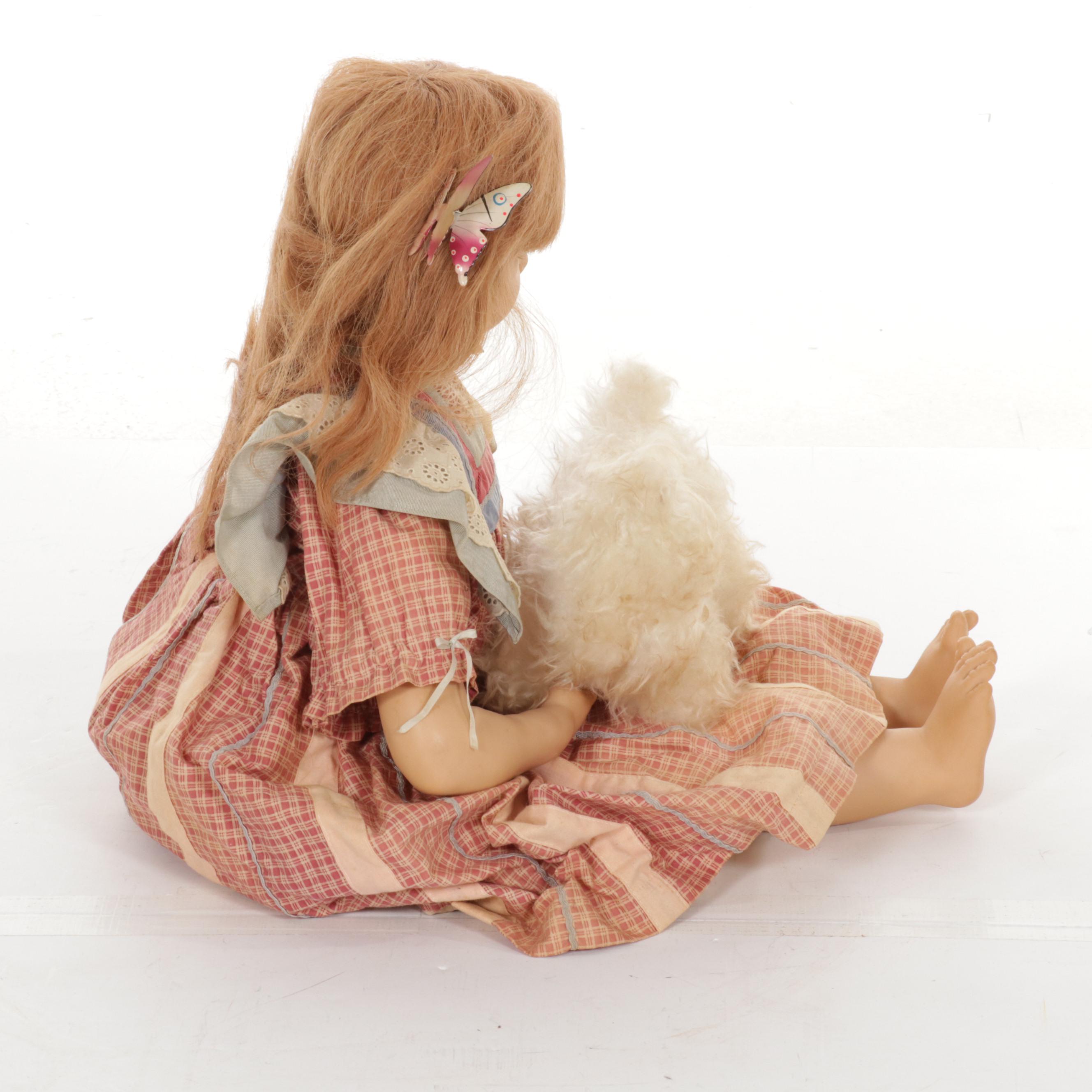 Hildegard Gunzel Doll and The Great American Doll Company Doll and Print