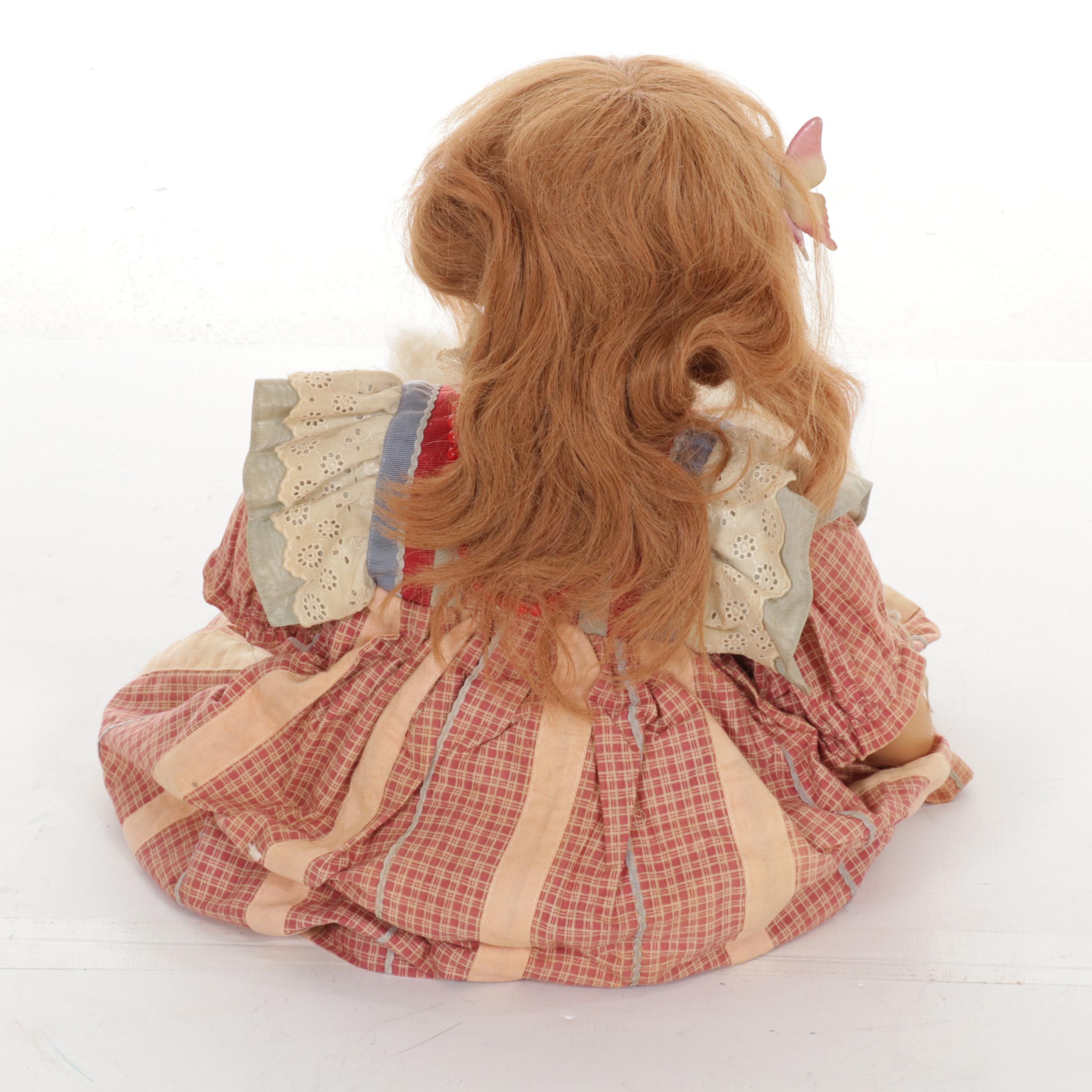 Hildegard Gunzel Doll and The Great American Doll Company Doll and Print