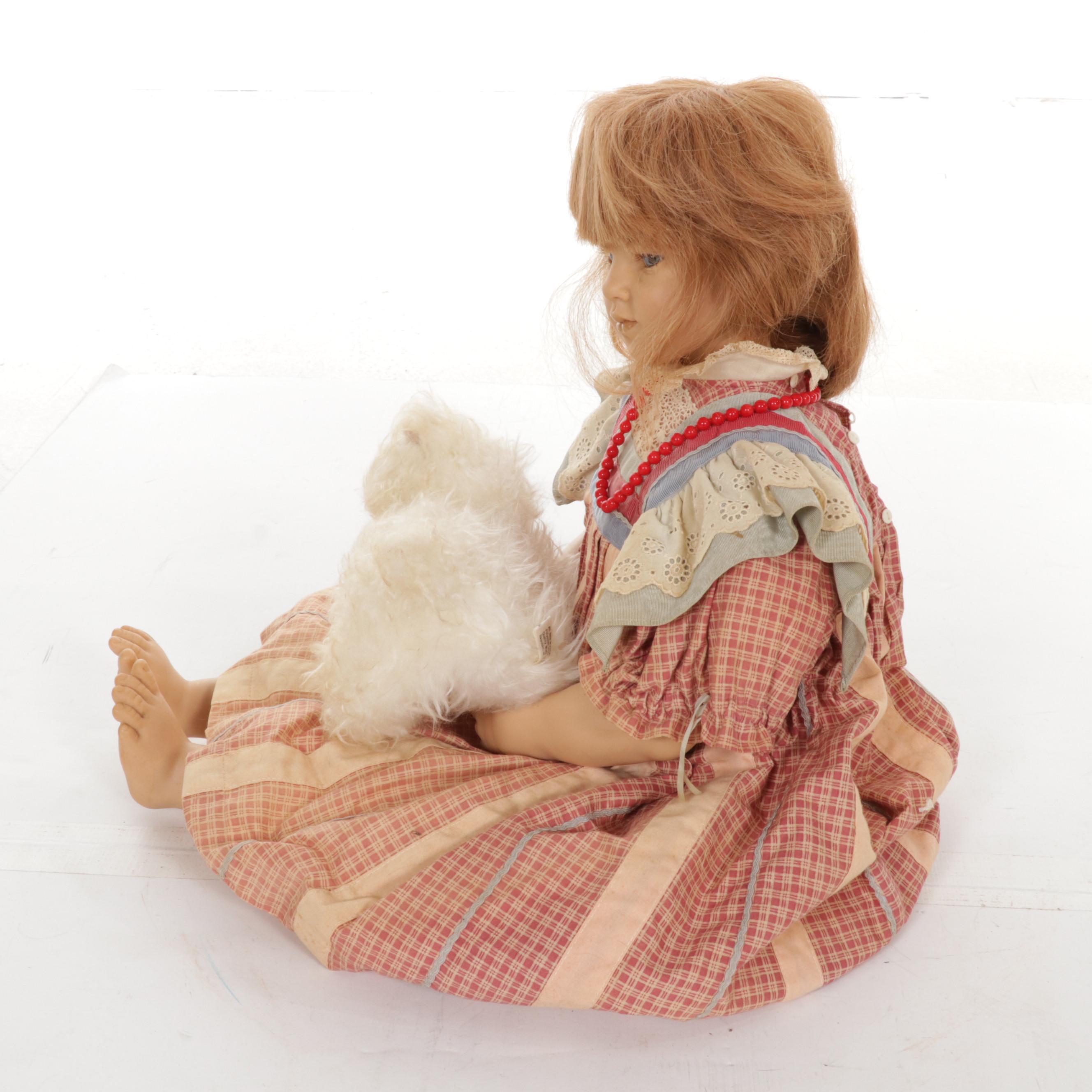 Hildegard Gunzel Doll and The Great American Doll Company Doll and Print