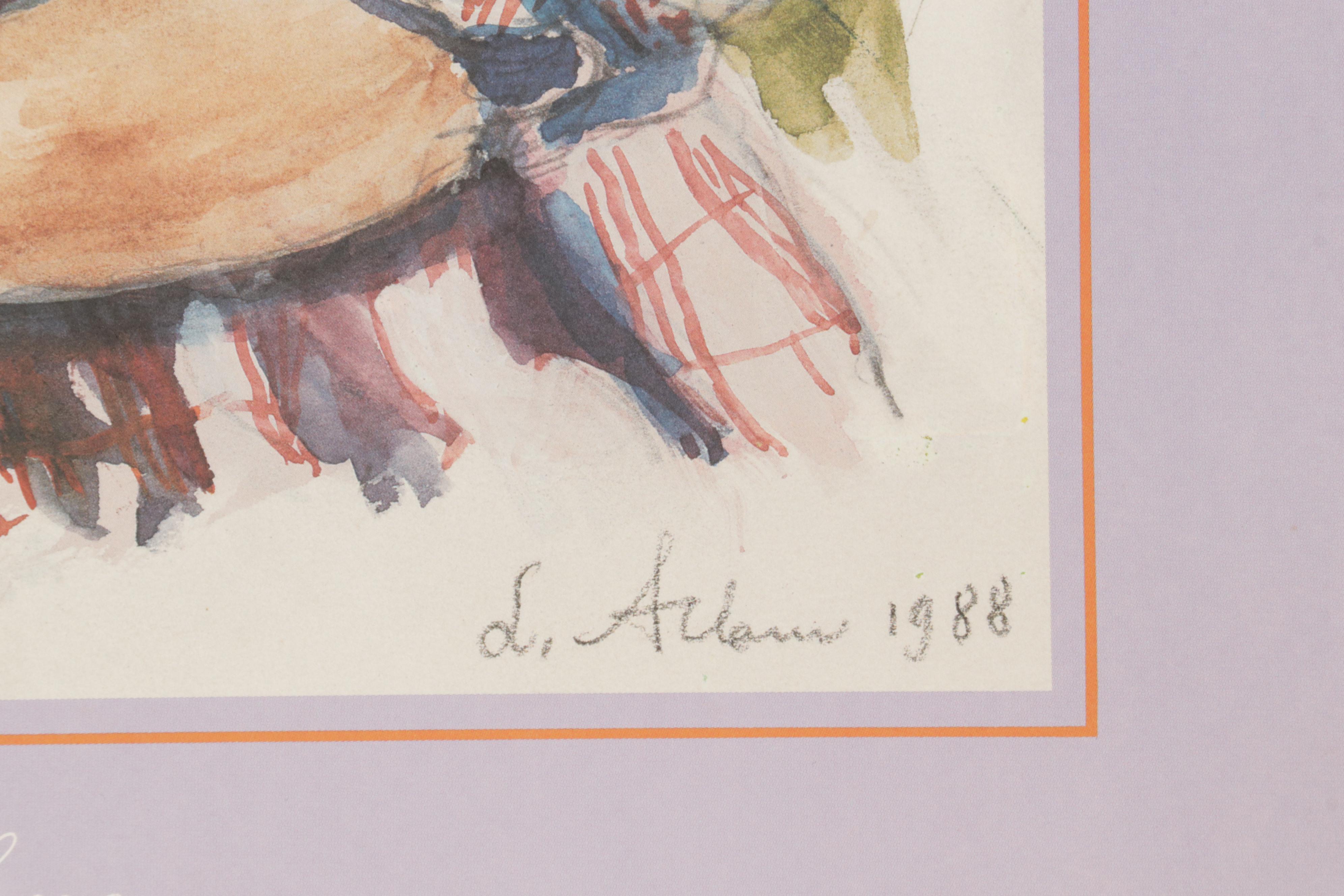 Hildegard Gunzel Doll and The Great American Doll Company Doll and Print