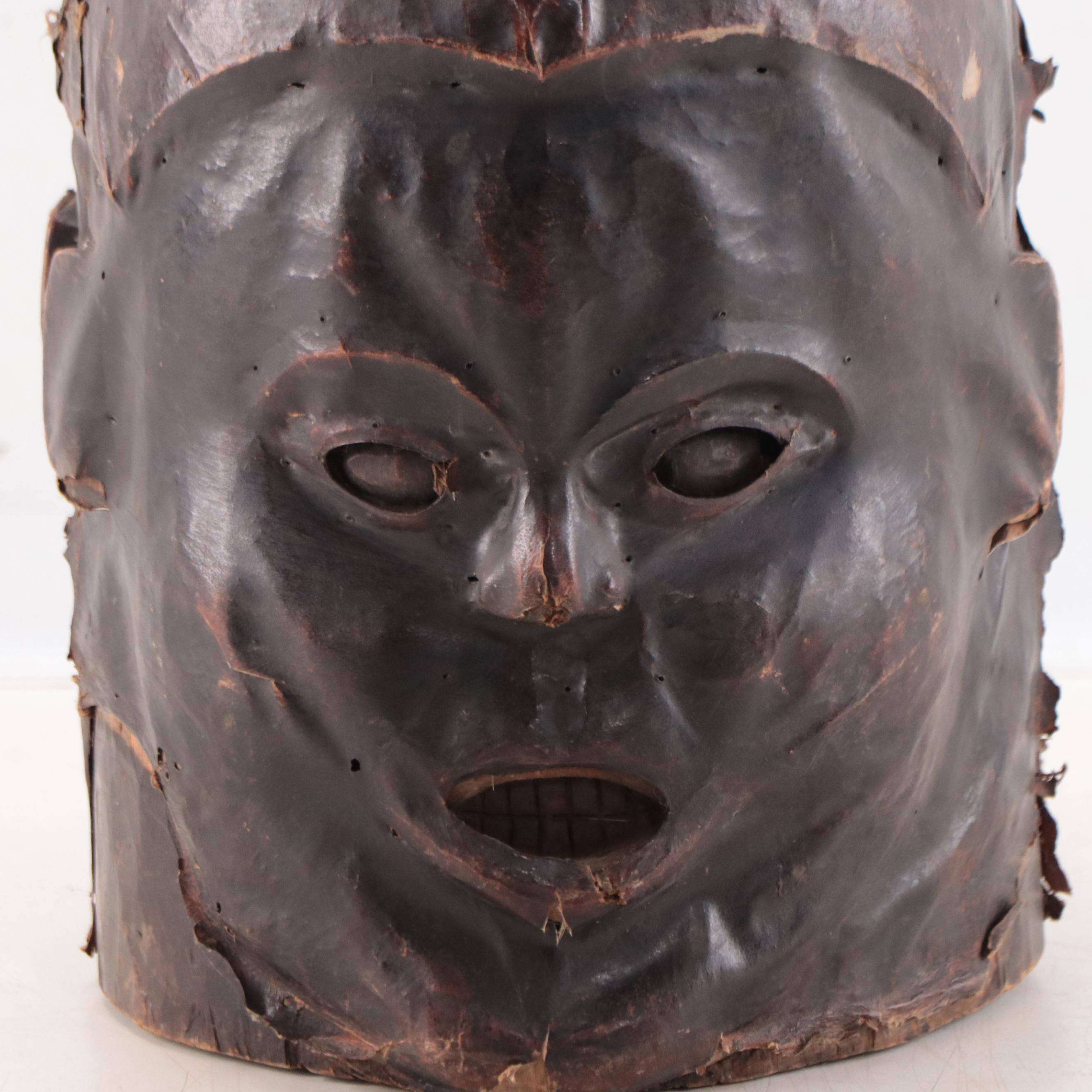 Ekoi Inspired Janus Skin Mask, West/Central Africa