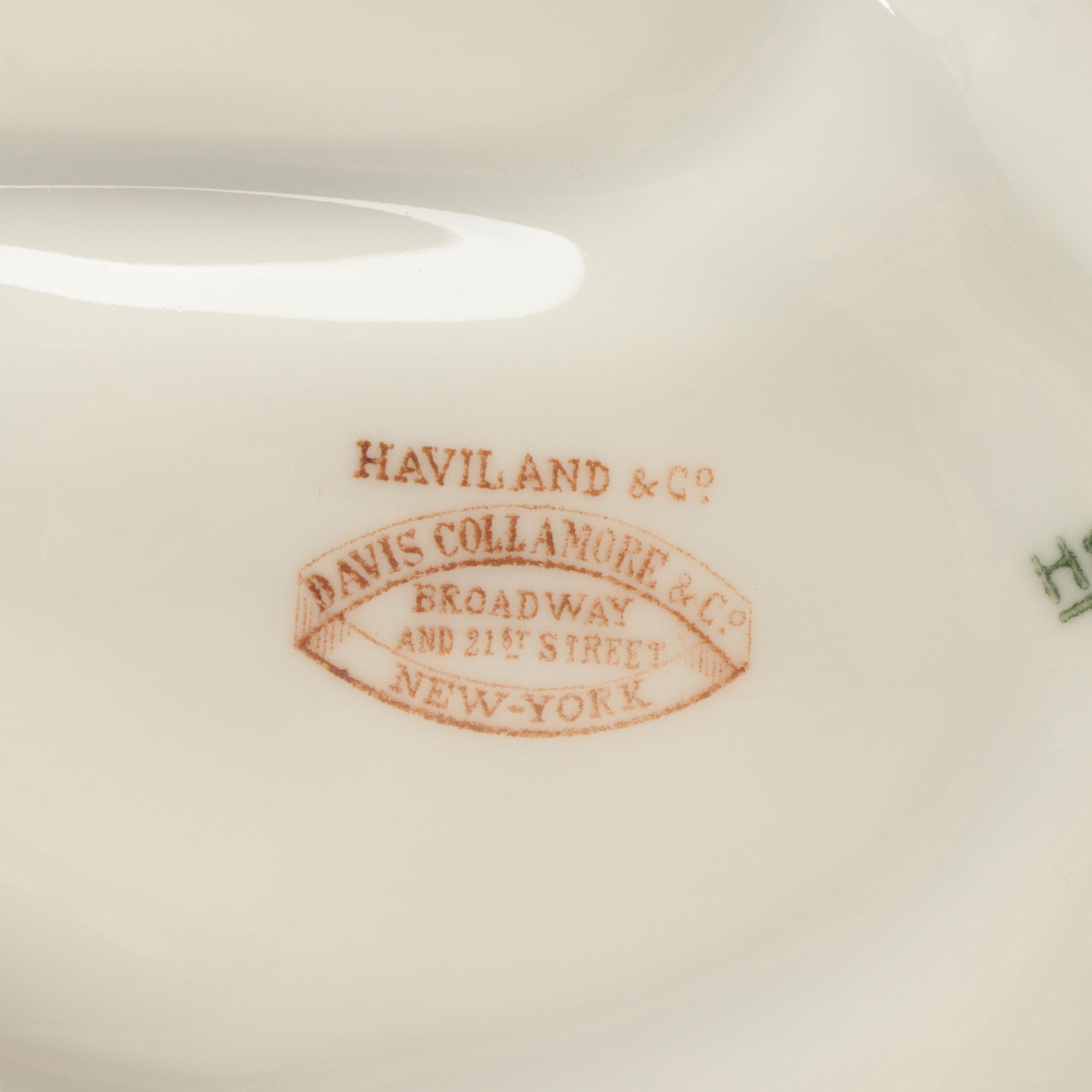 Continental European Porcelain Oyster Plates, Late 19th/ Early 20th Century