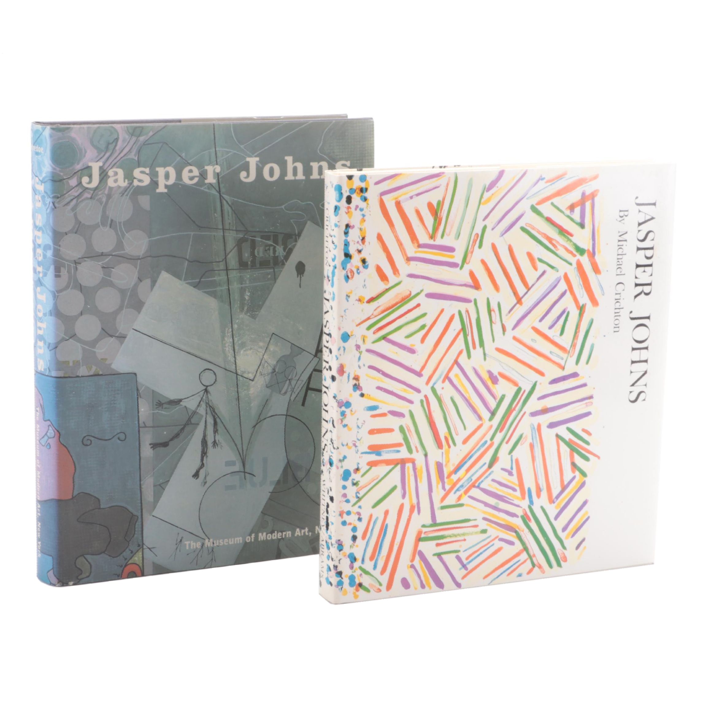 "Jasper Johns" by Michael Crichton and "Jasper Johns" by Kirk Varnedoe