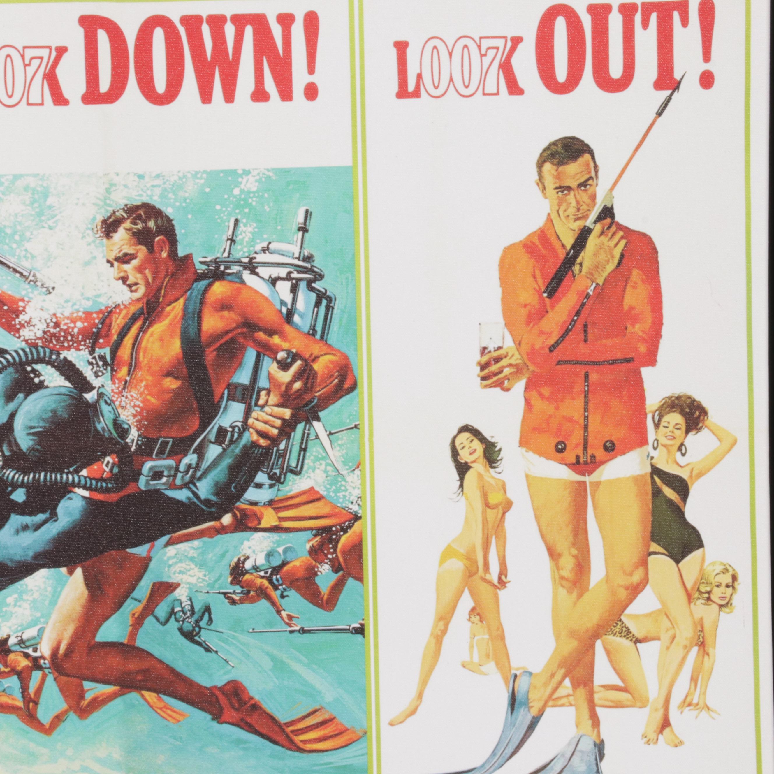 James Bond "Thunderball" Giclée on Canvas Poster, 21st Century