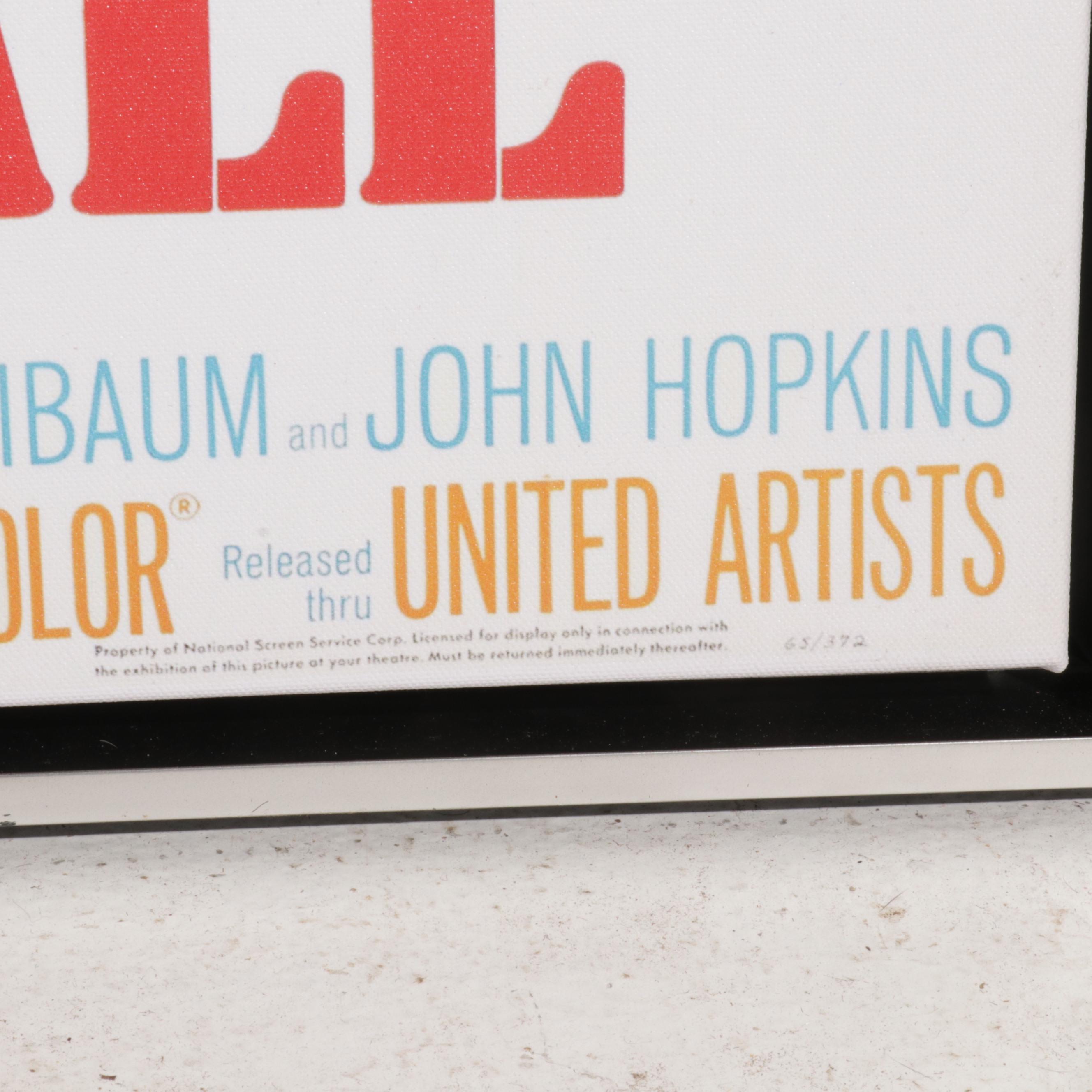 James Bond "Thunderball" Giclée on Canvas Poster, 21st Century