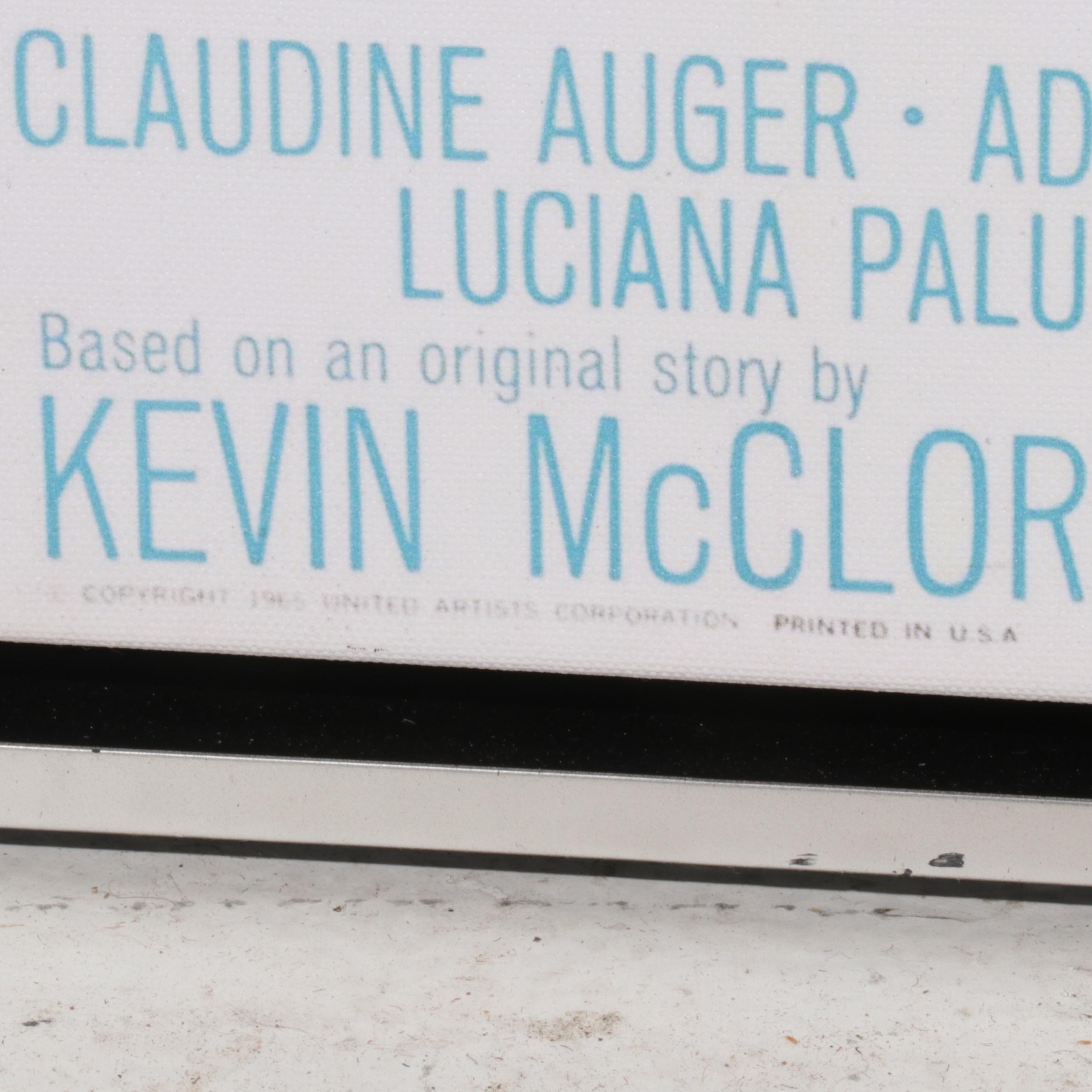 James Bond "Thunderball" Giclée on Canvas Poster, 21st Century