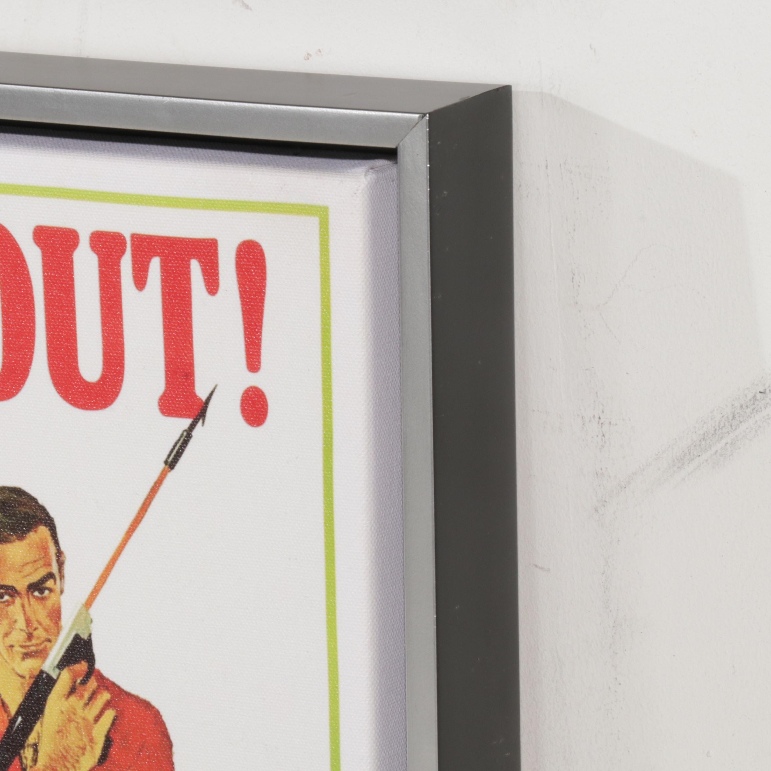 James Bond "Thunderball" Giclée on Canvas Poster, 21st Century