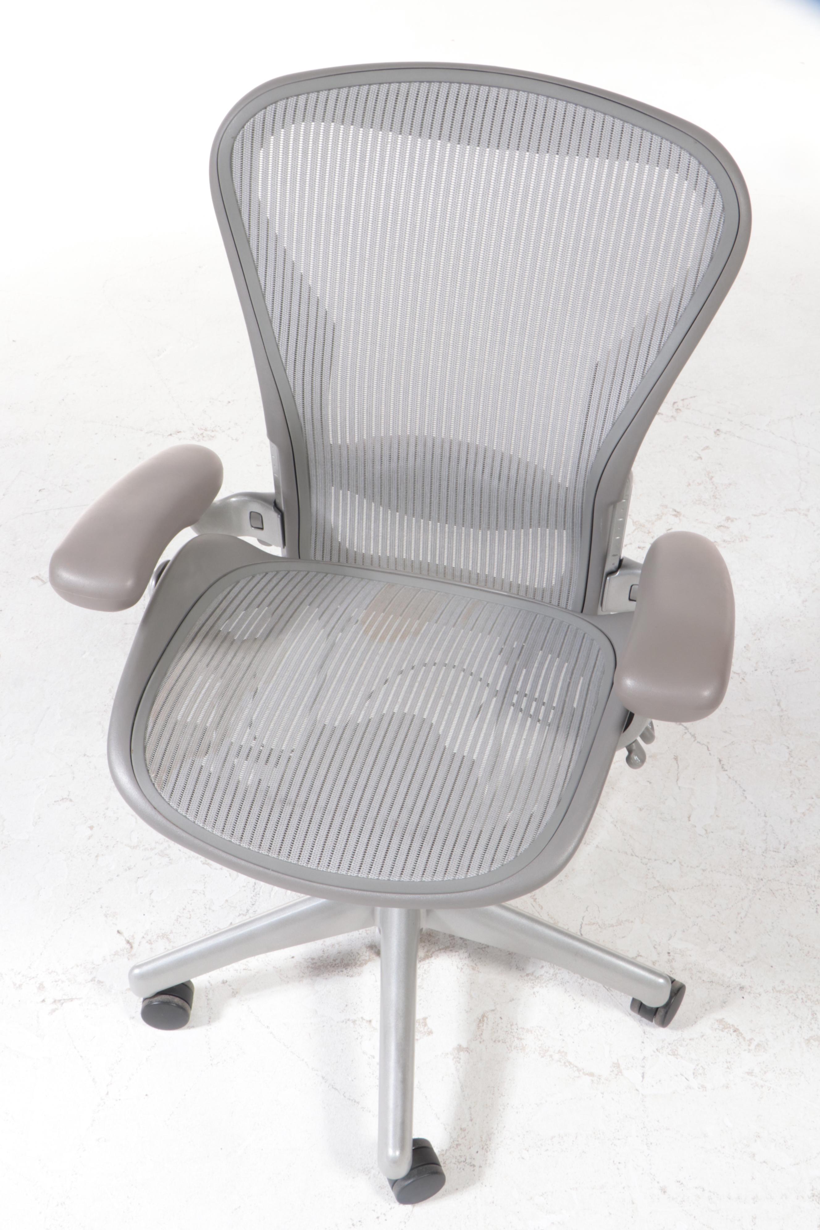 Herman Miller Aeron Executive Armchair on Five-Leg Base with Casters