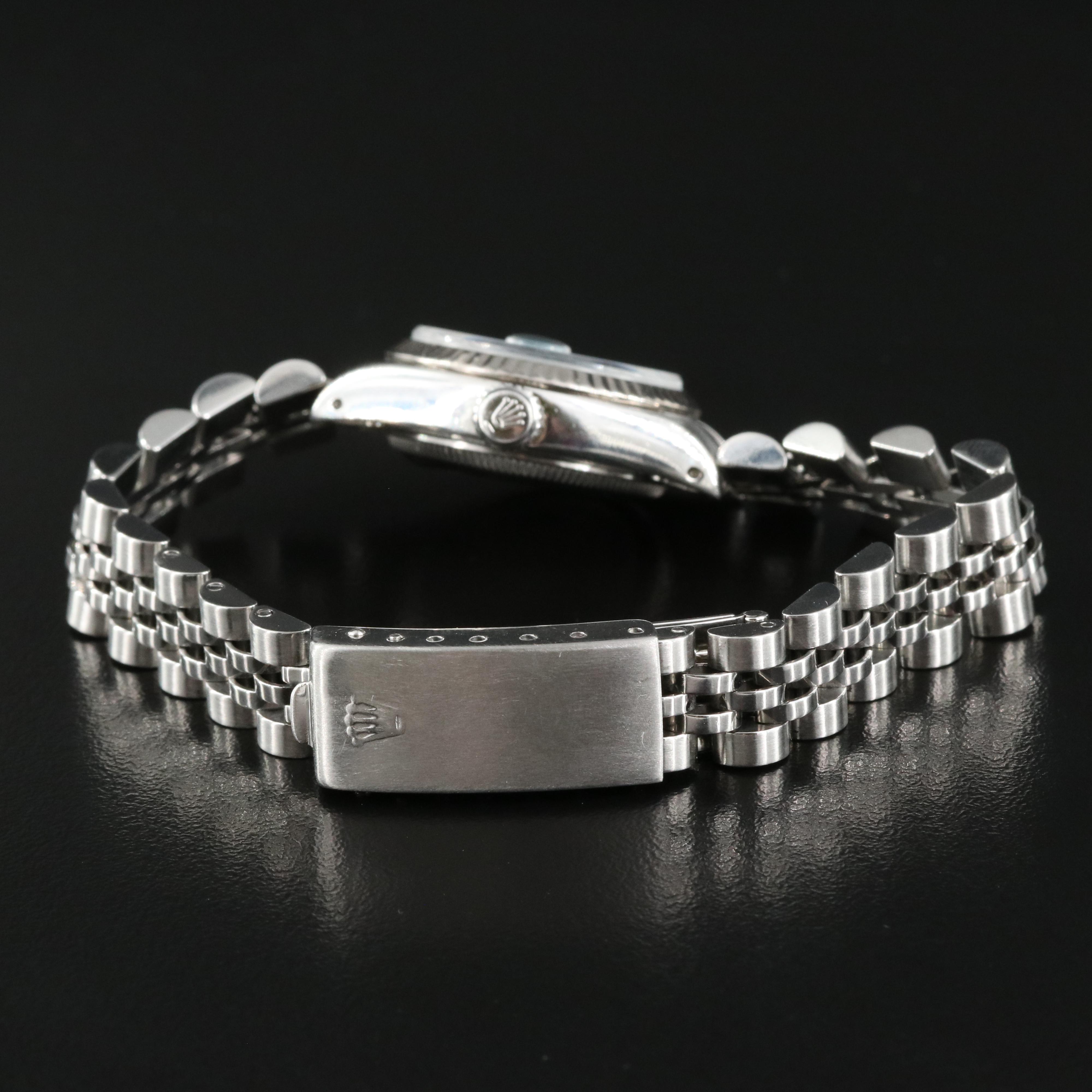 1989 Rolex Diamond Dial Datejust Watch