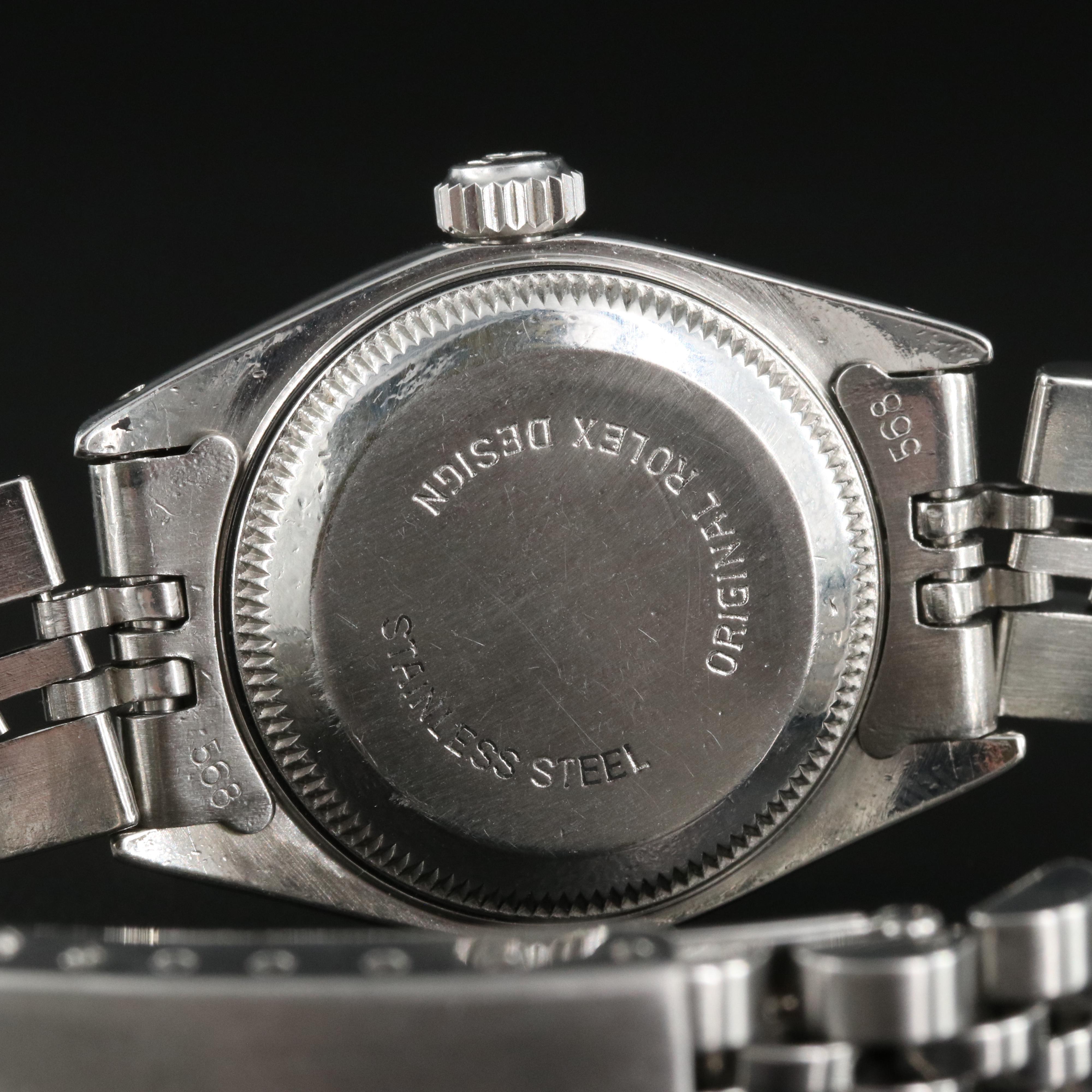 1989 Rolex Diamond Dial Datejust Watch