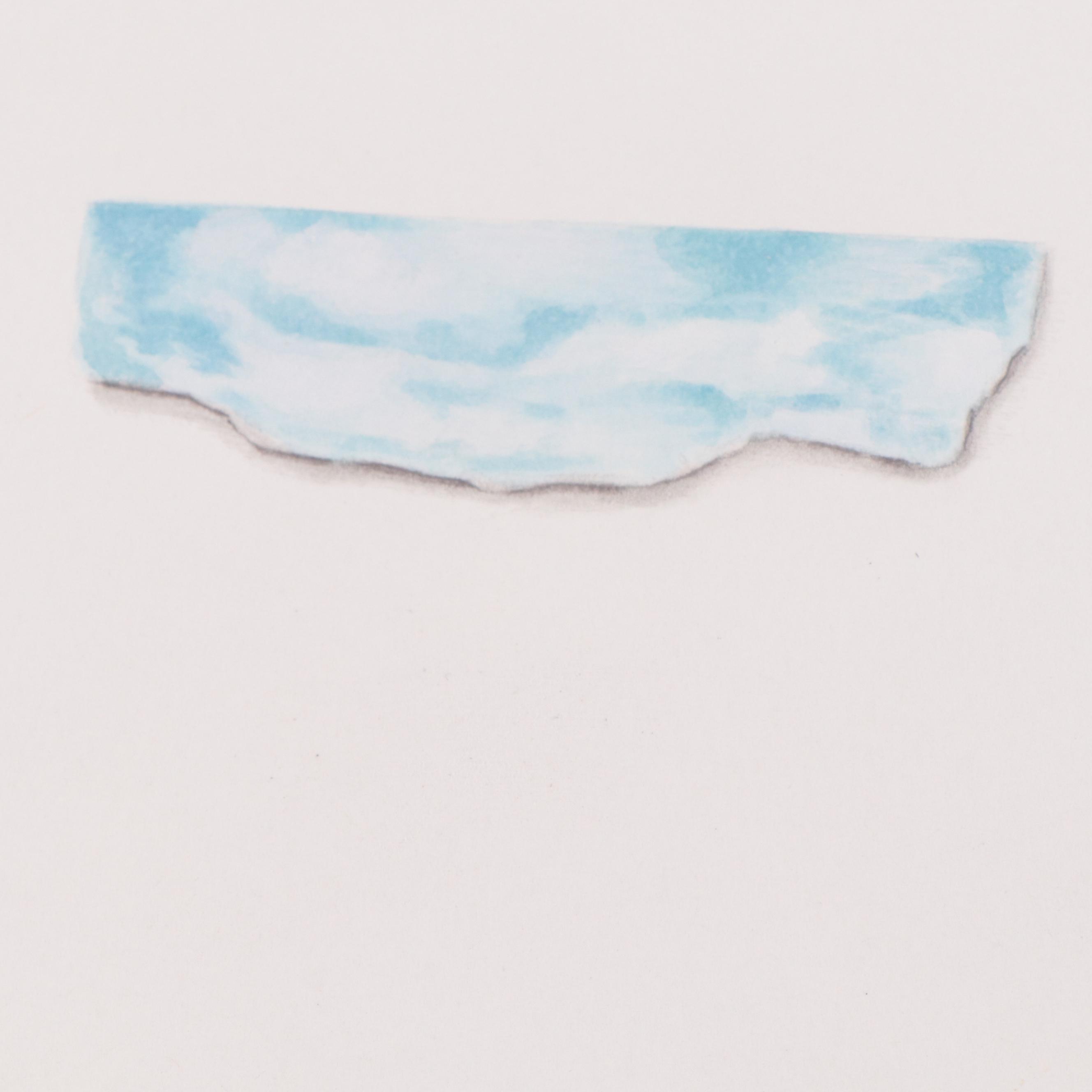 Cynthia Gregory Watercolor Paintings of Paper Fragments