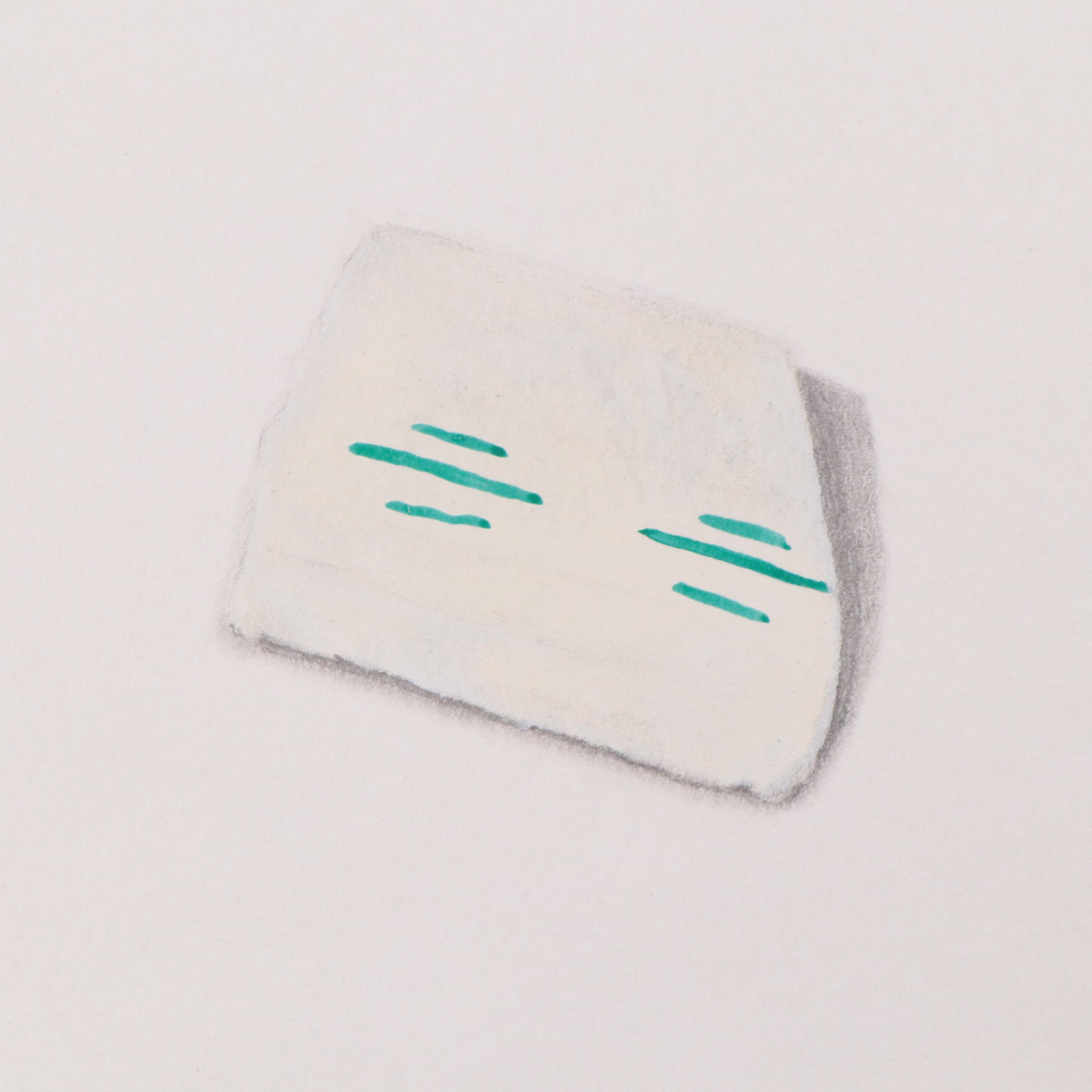 Cynthia Gregory Watercolor Paintings of Paper Fragments